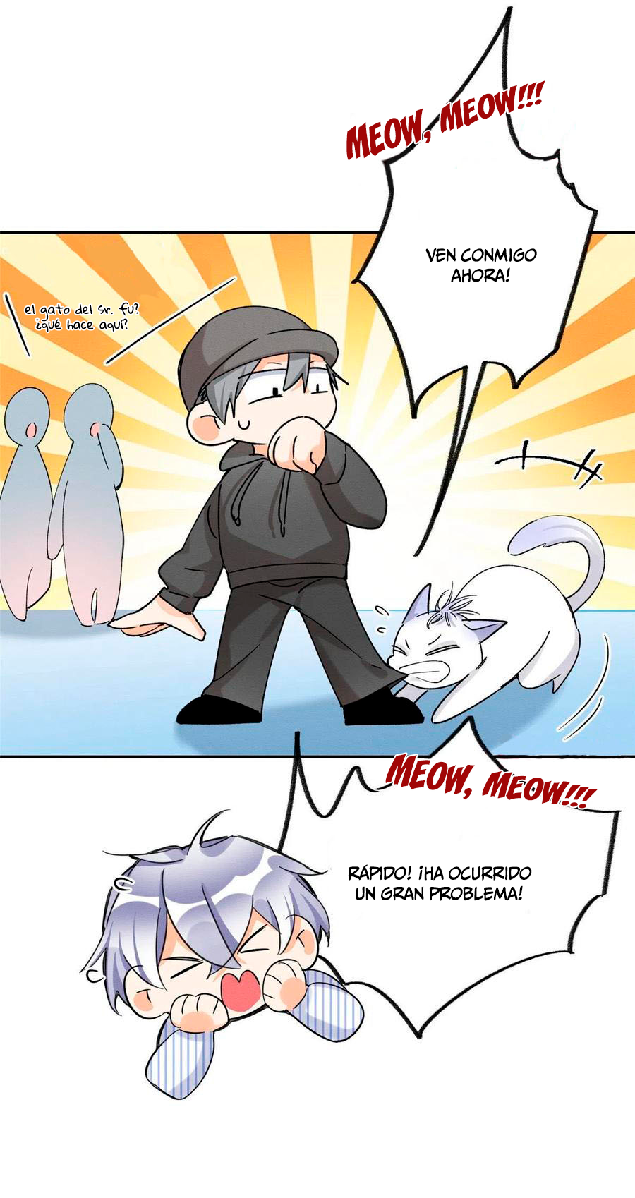 Tengo que trabajar duro para ser un gato hoy! - Capítulo 40 - Página 5 - LectorTMOo