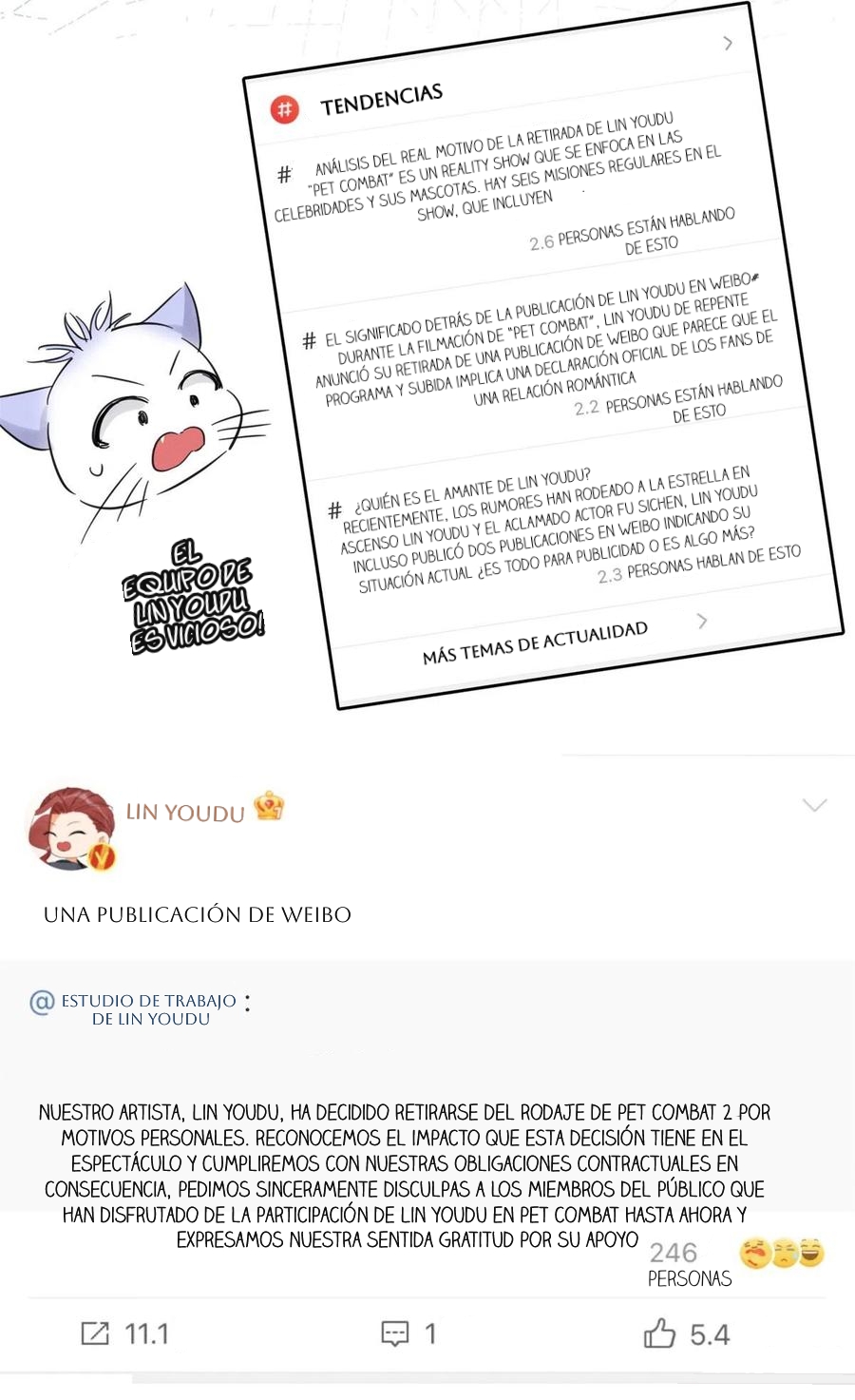 Tengo que trabajar duro para ser un gato hoy! - Capítulo 45 - Página 19 - LectorTMOo