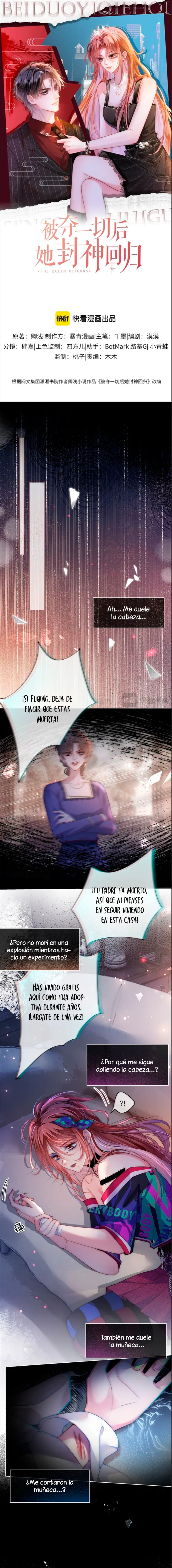 Tras perderlo todo ella regresó como una diosa - Capítulo 1 - Página 1 - LectorTMOo