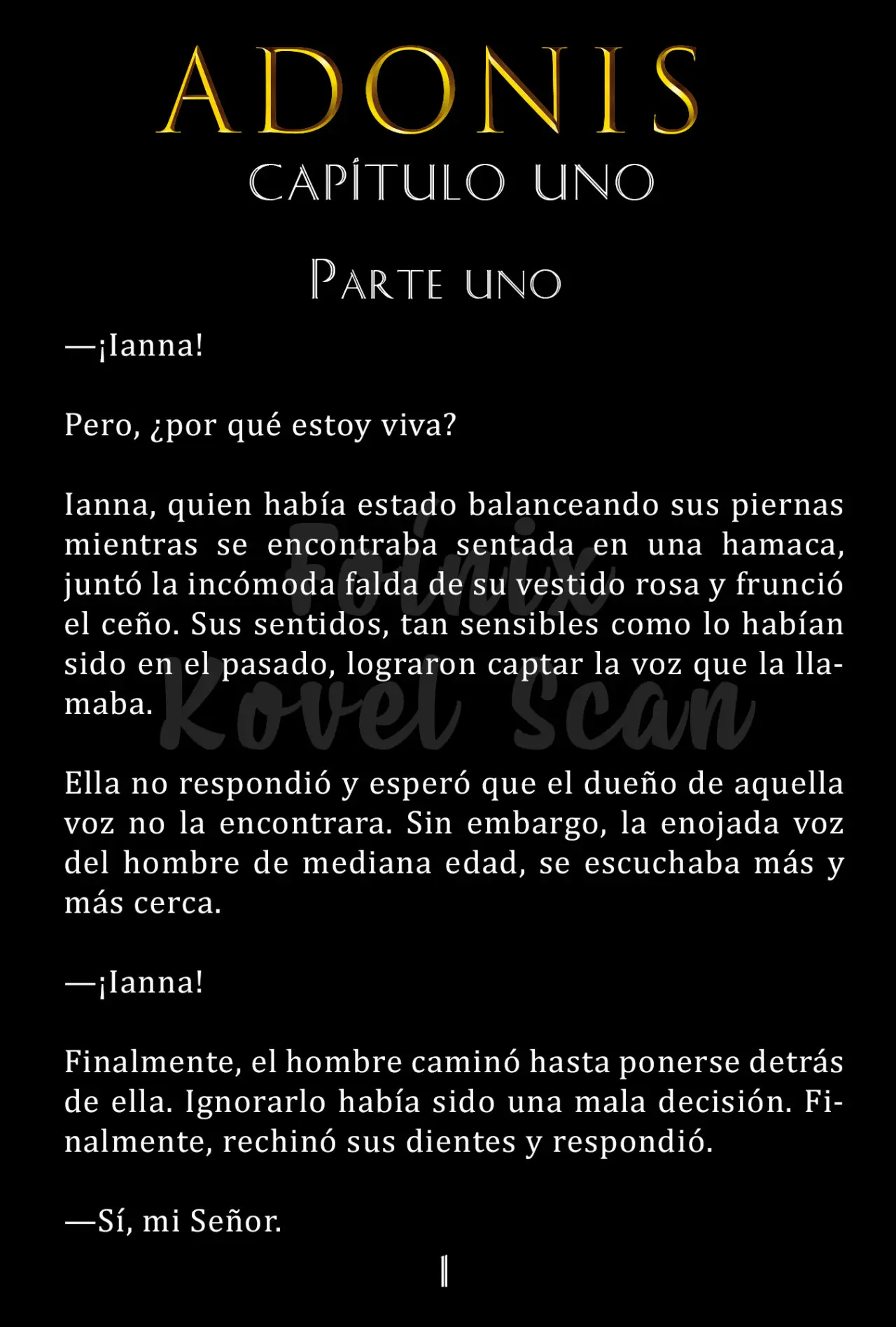 ADONIS (Novela) (2016) - Capítulo 1.1 - Página 2 - LectorTMOo