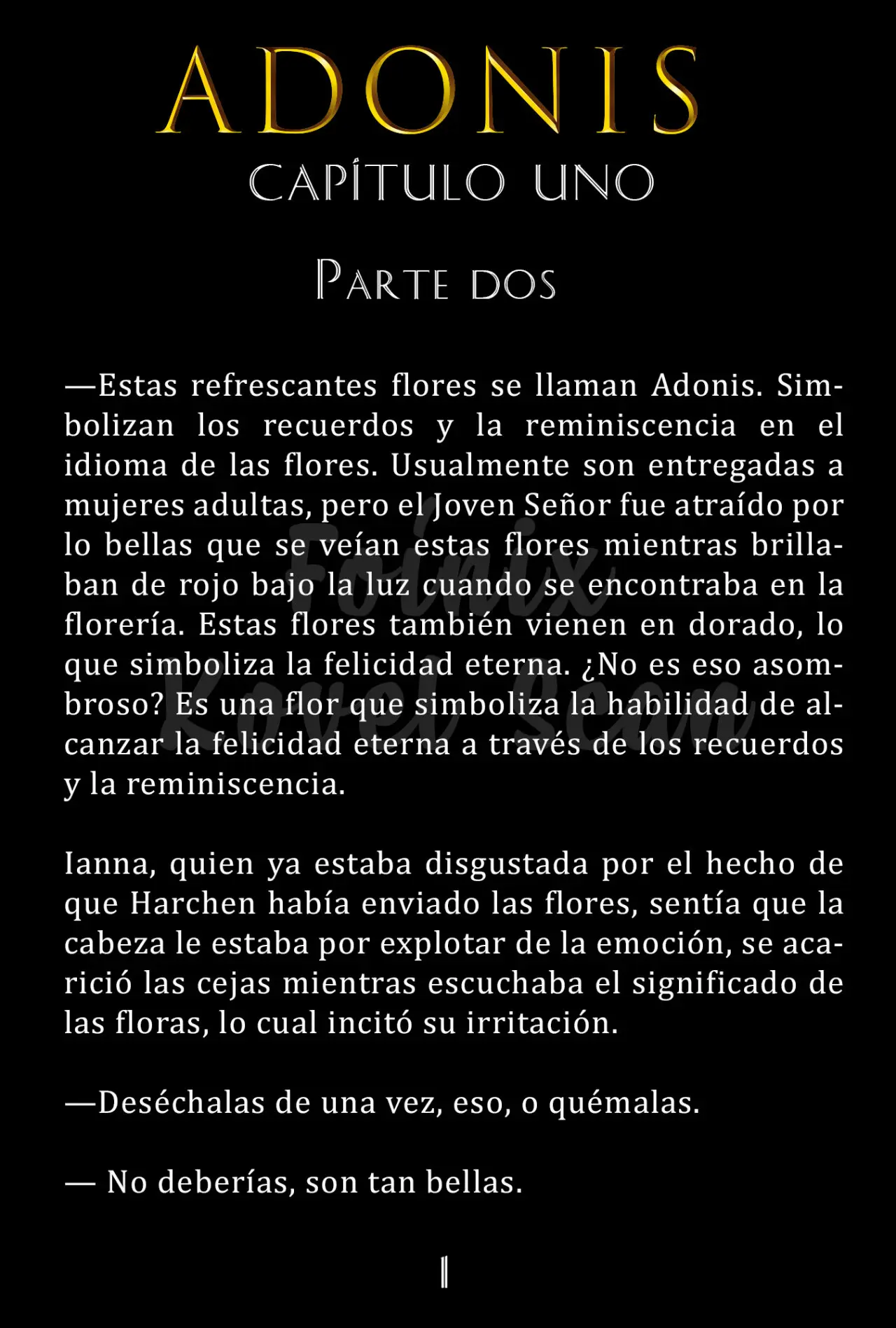 ADONIS (Novela) (2016) - Capítulo 1.2 - Página 2 - LectorTMOo