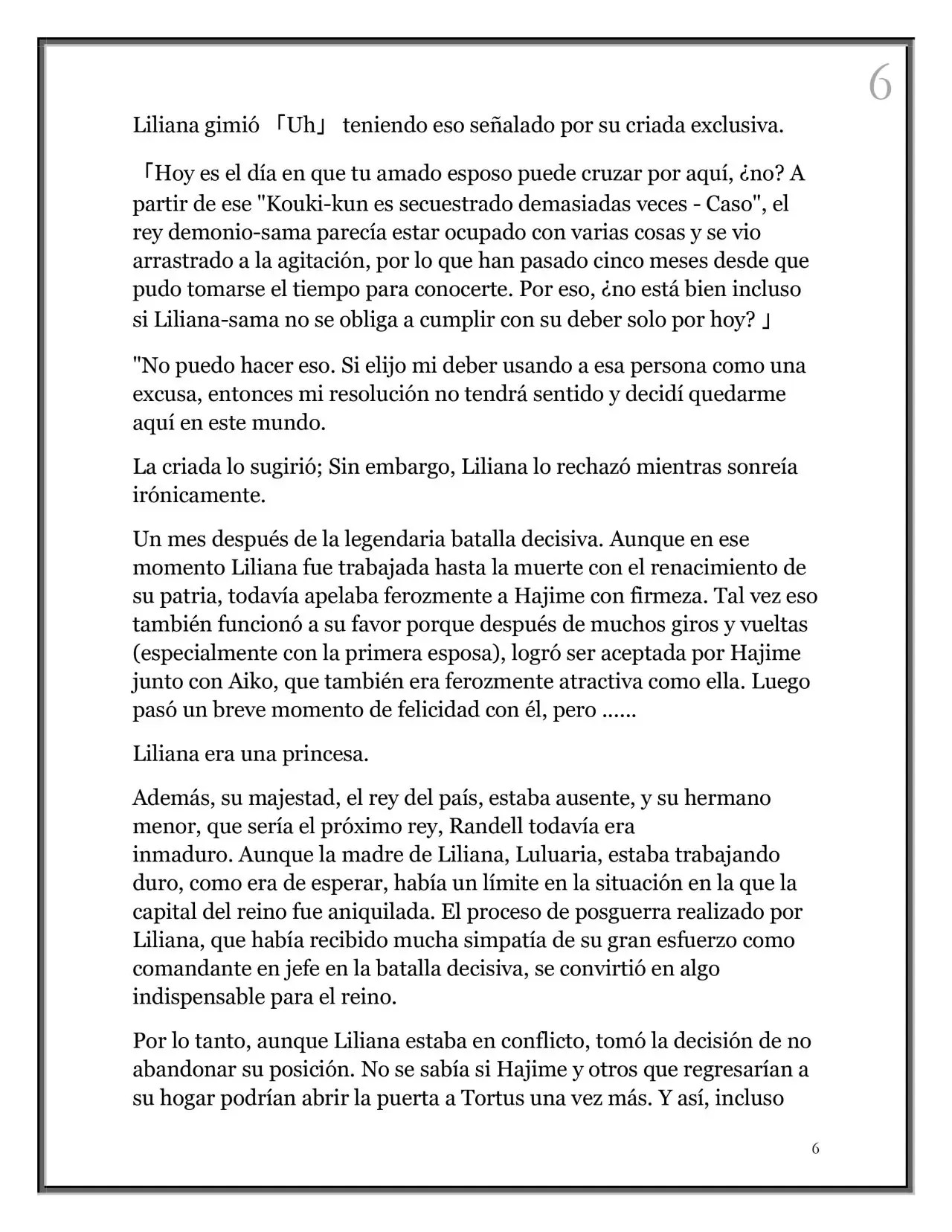 Arifureta After Story - Capítulo 45 - Página 6 - LectorTMOo