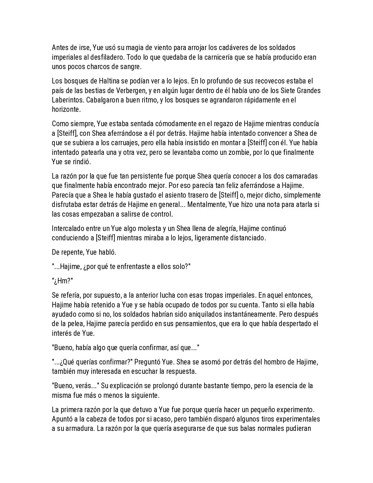 Arifureta Shokugyou de Sekai Saikyou (novela) (2013) - Capítulo 36 - Página 9 - LectorTMOo
