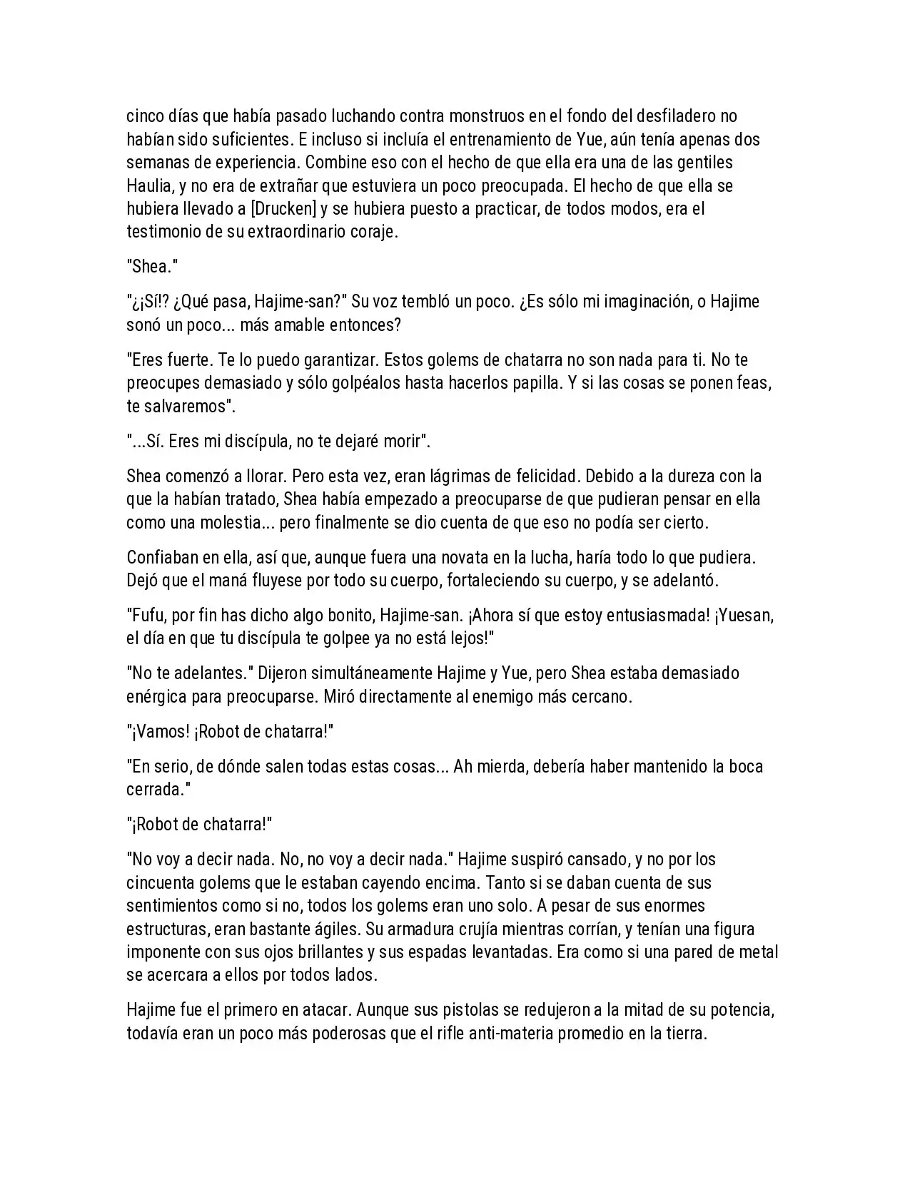 Arifureta Shokugyou de Sekai Saikyou (novela) (2013) - Capítulo 47 - Página 6 - LectorTMOo