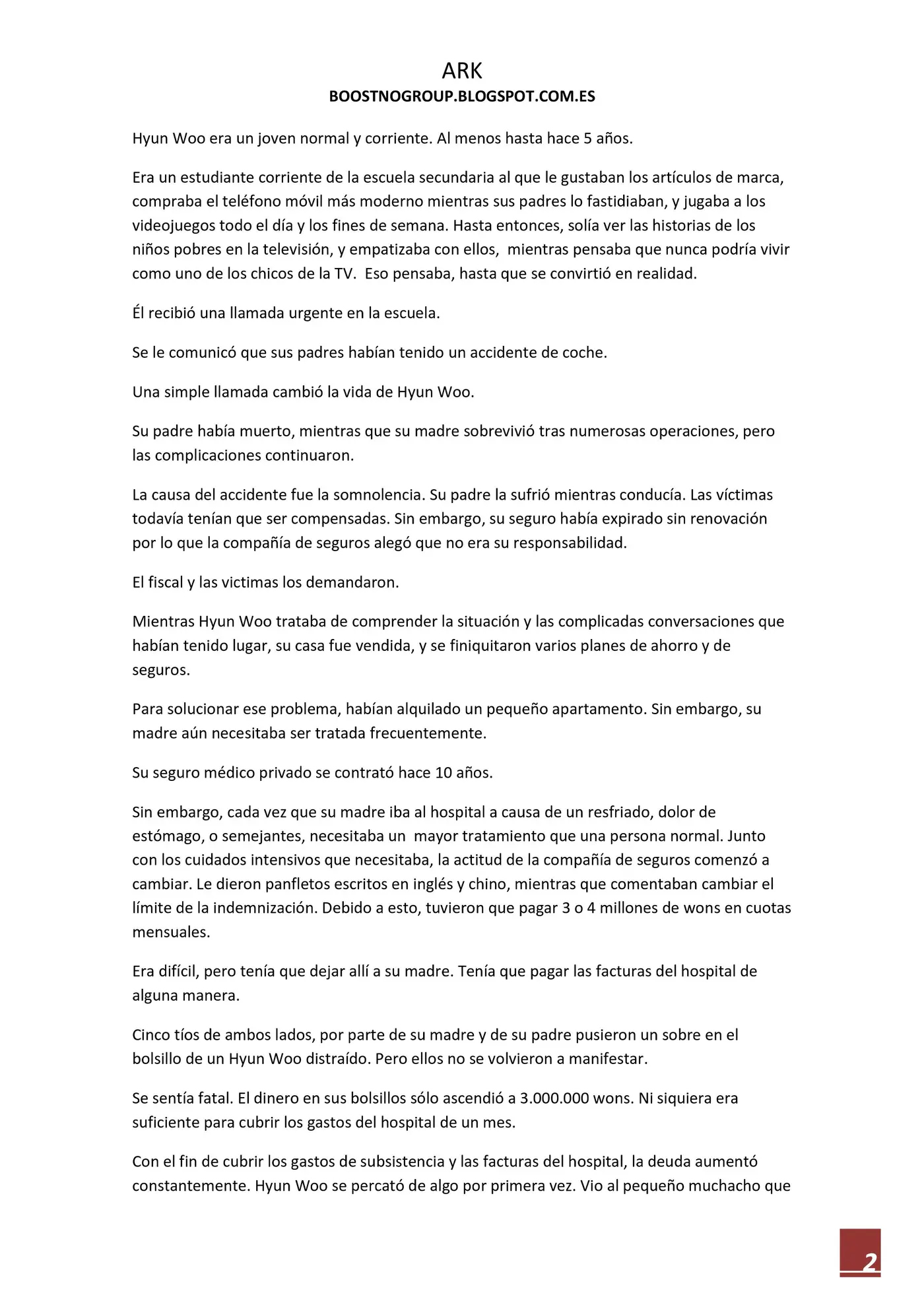 Ark (novela) (2016) - Capítulo - Página 3 - LectorTMOo
