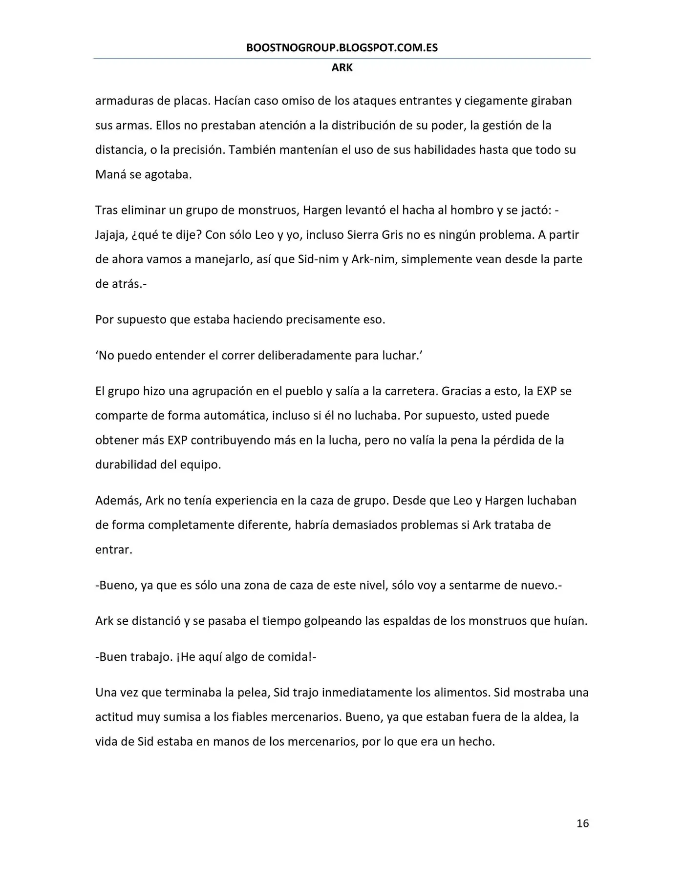 Ark (novela) (2016) - Capítulo 16 - Página 16 - LectorTMOo