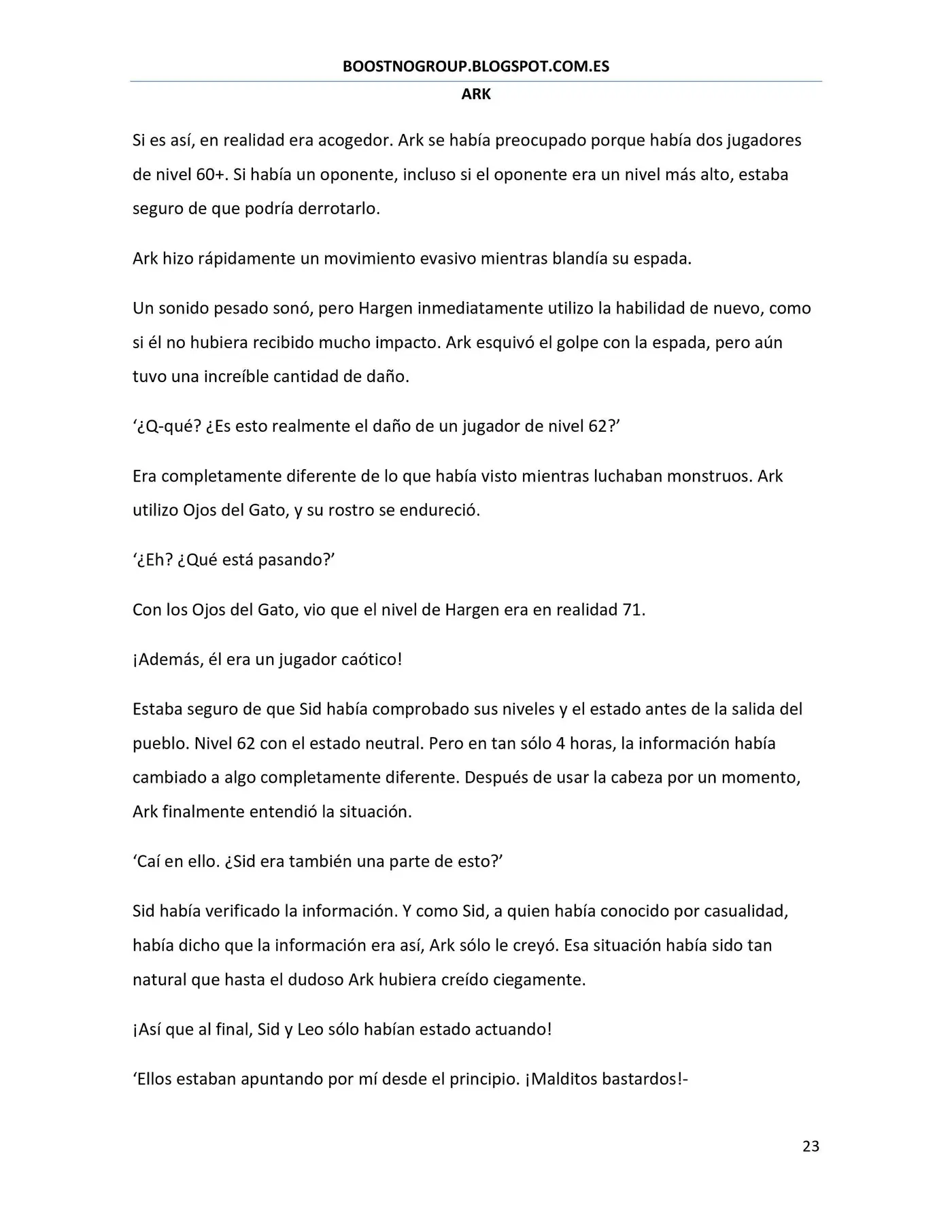Ark (novela) (2016) - Capítulo 16 - Página 23 - LectorTMOo