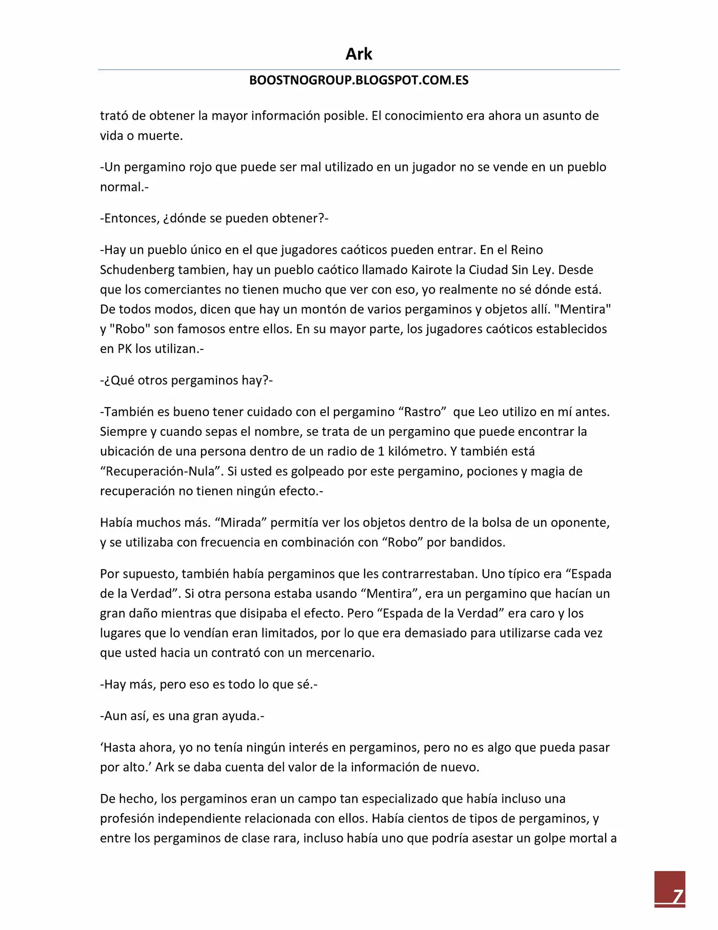 Ark (novela) (2016) - Capítulo 17 - Página 7 - LectorTMOo