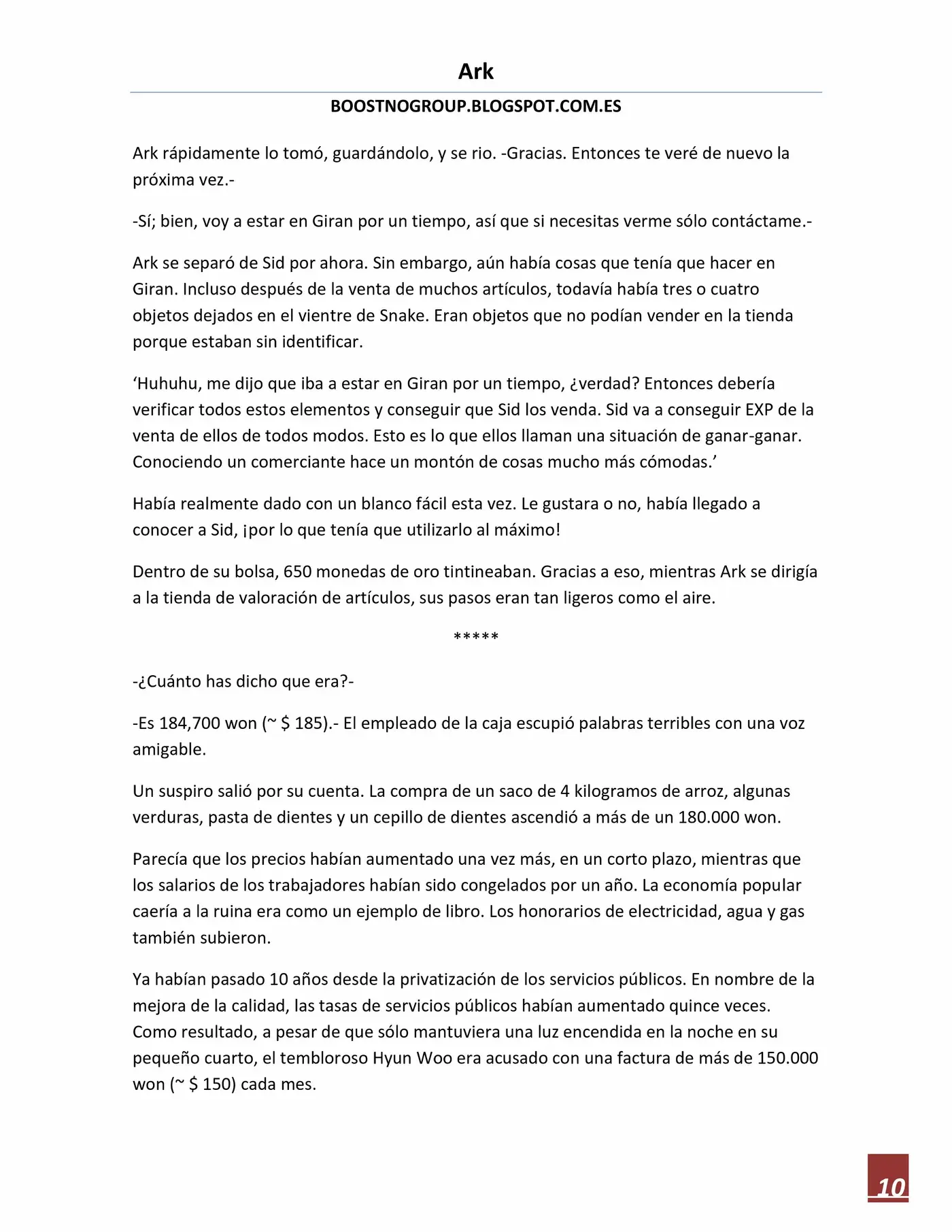 Ark (novela) (2016) - Capítulo 17 - Página 10 - LectorTMOo