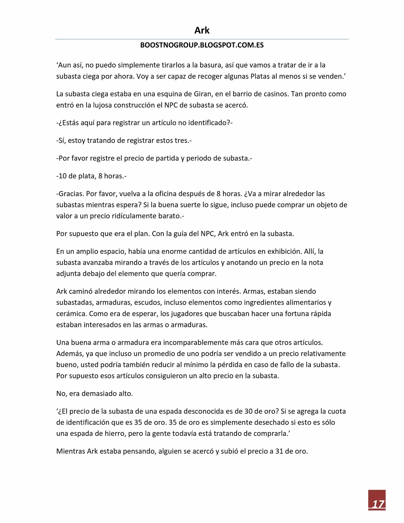 Ark (novela) (2016) - Capítulo 17 - Página 17 - LectorTMOo