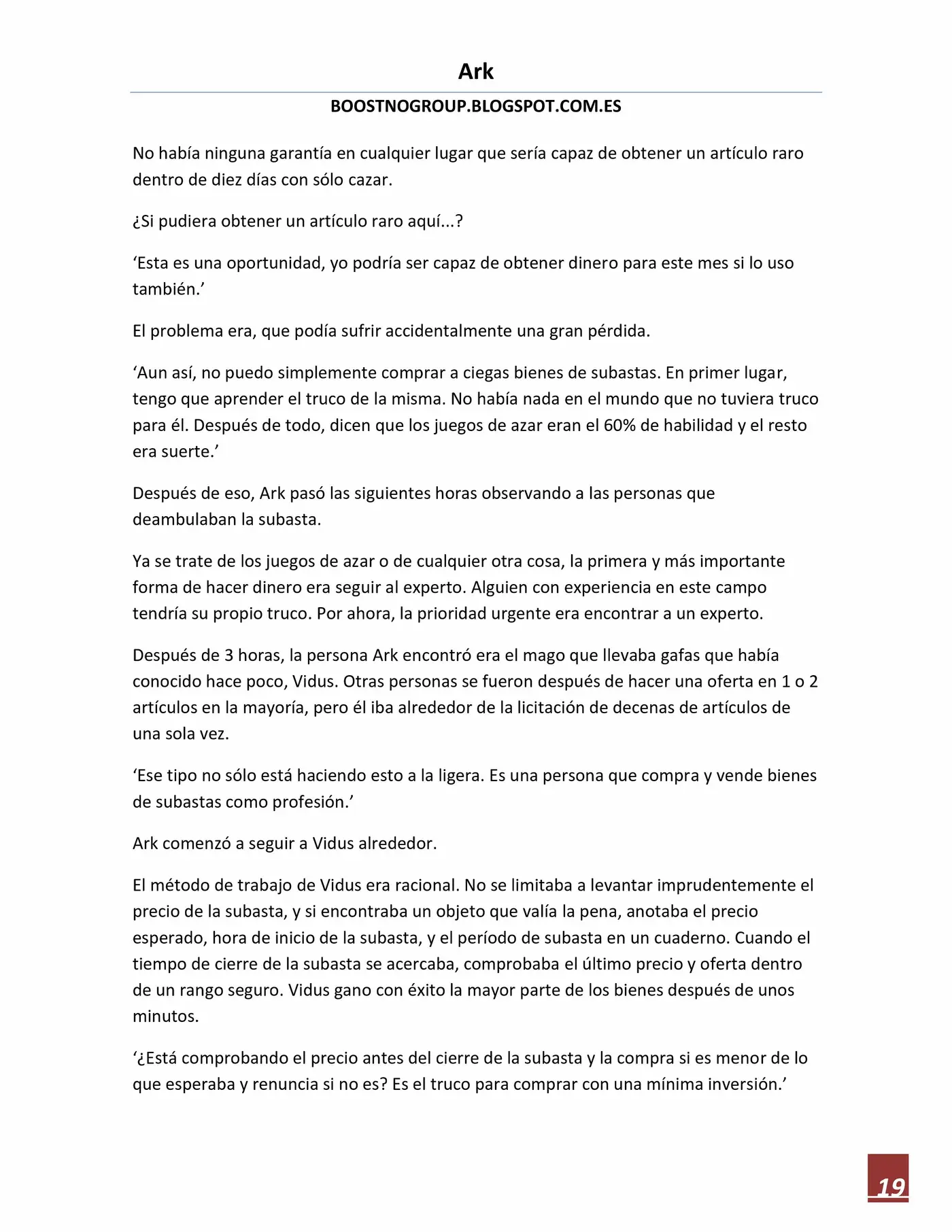 Ark (novela) (2016) - Capítulo 17 - Página 19 - LectorTMOo