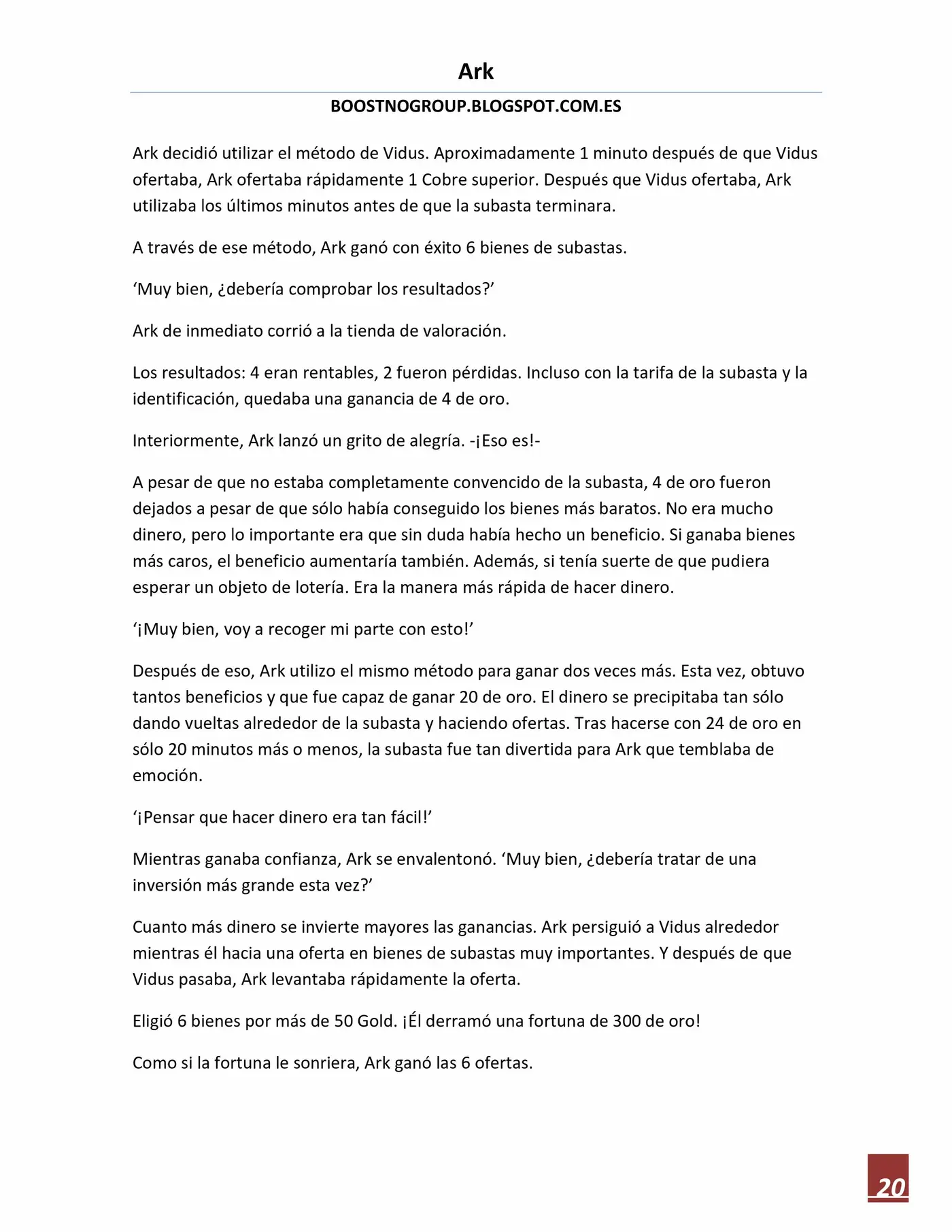 Ark (novela) (2016) - Capítulo 17 - Página 20 - LectorTMOo