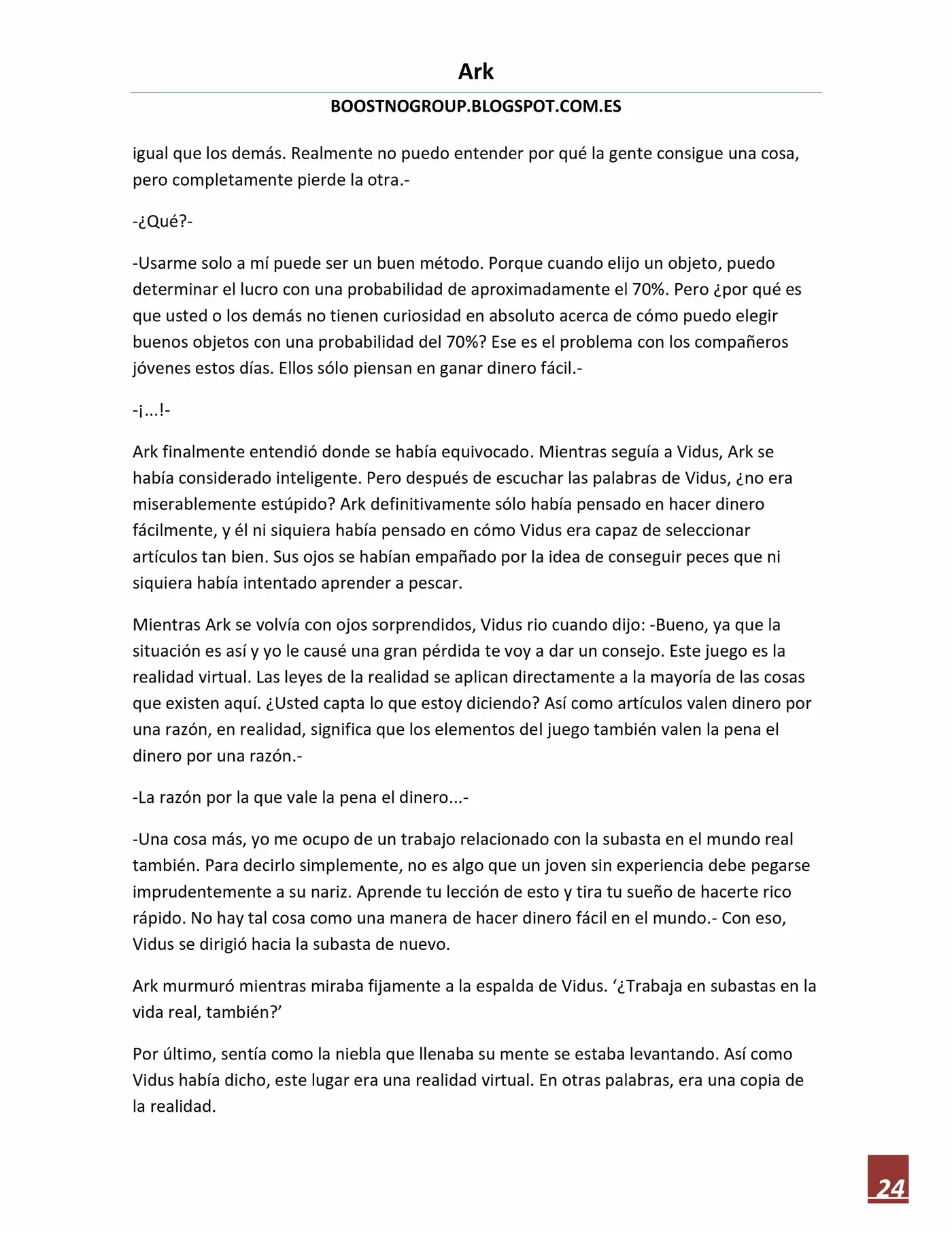 Ark (novela) (2016) - Capítulo 17 - Página 24 - LectorTMOo