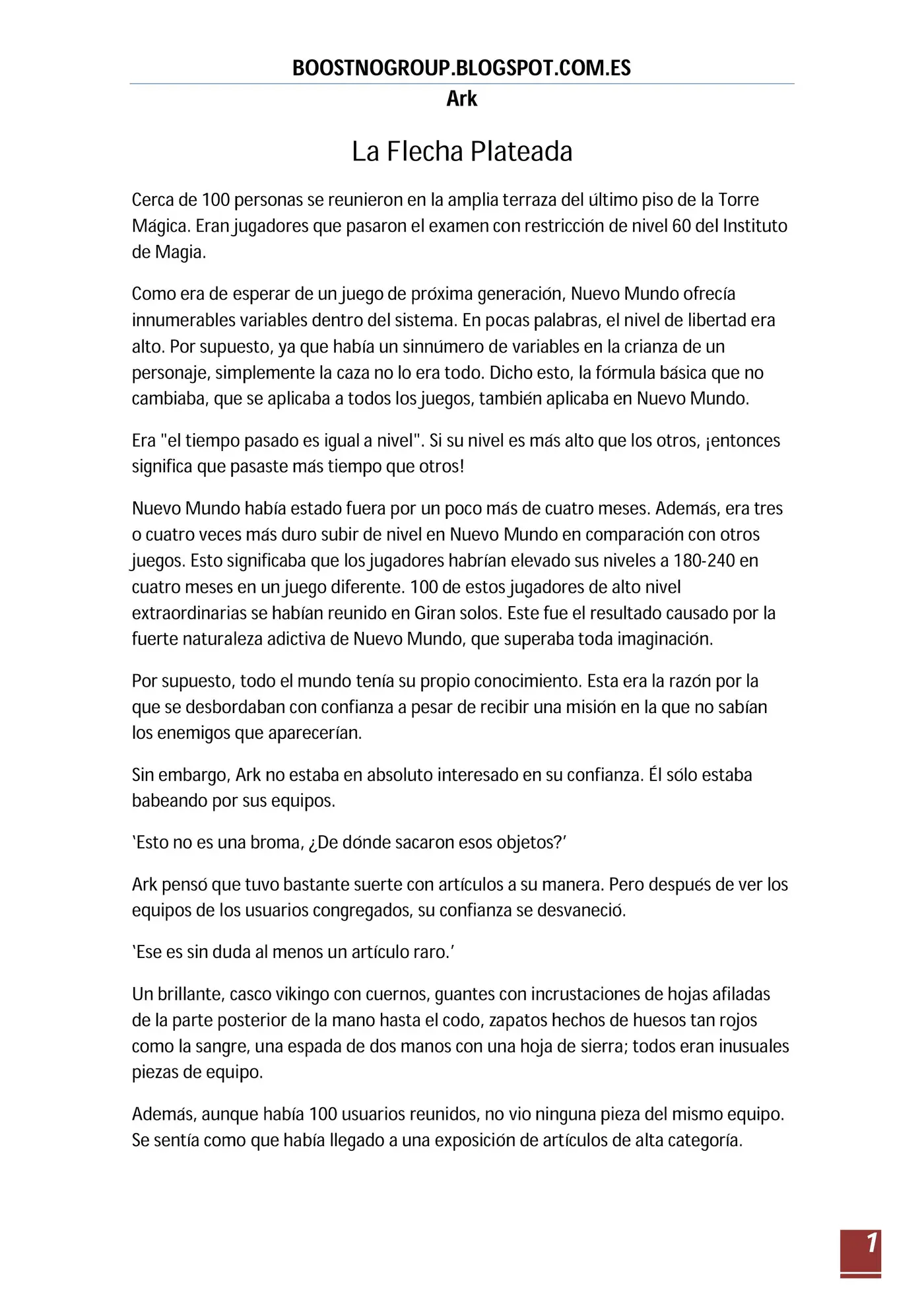 Ark (novela) (2016) - Capítulo 19 - Página 1 - LectorTMOo