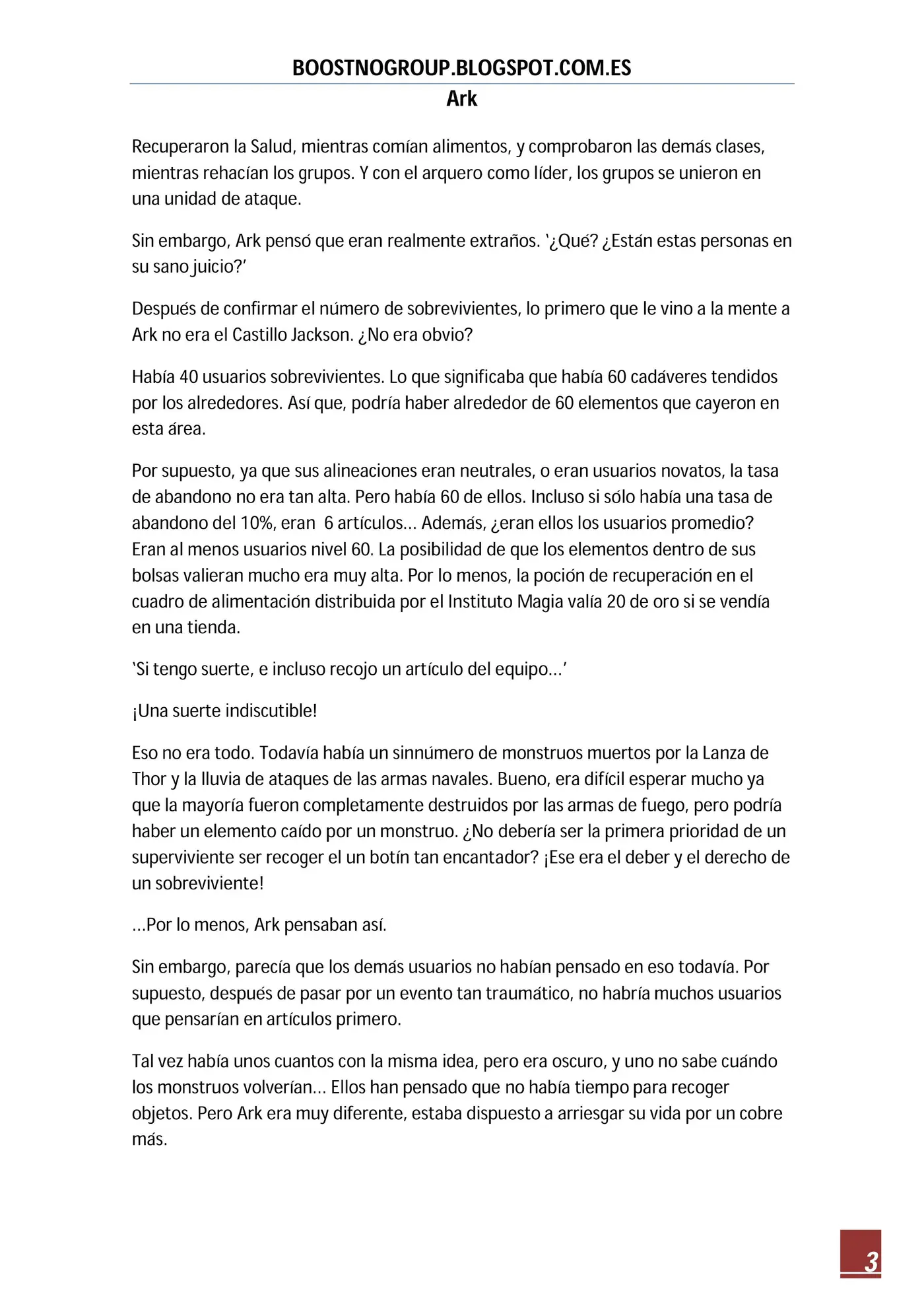Ark (novela) (2016) - Capítulo 20 - Página 3 - LectorTMOo