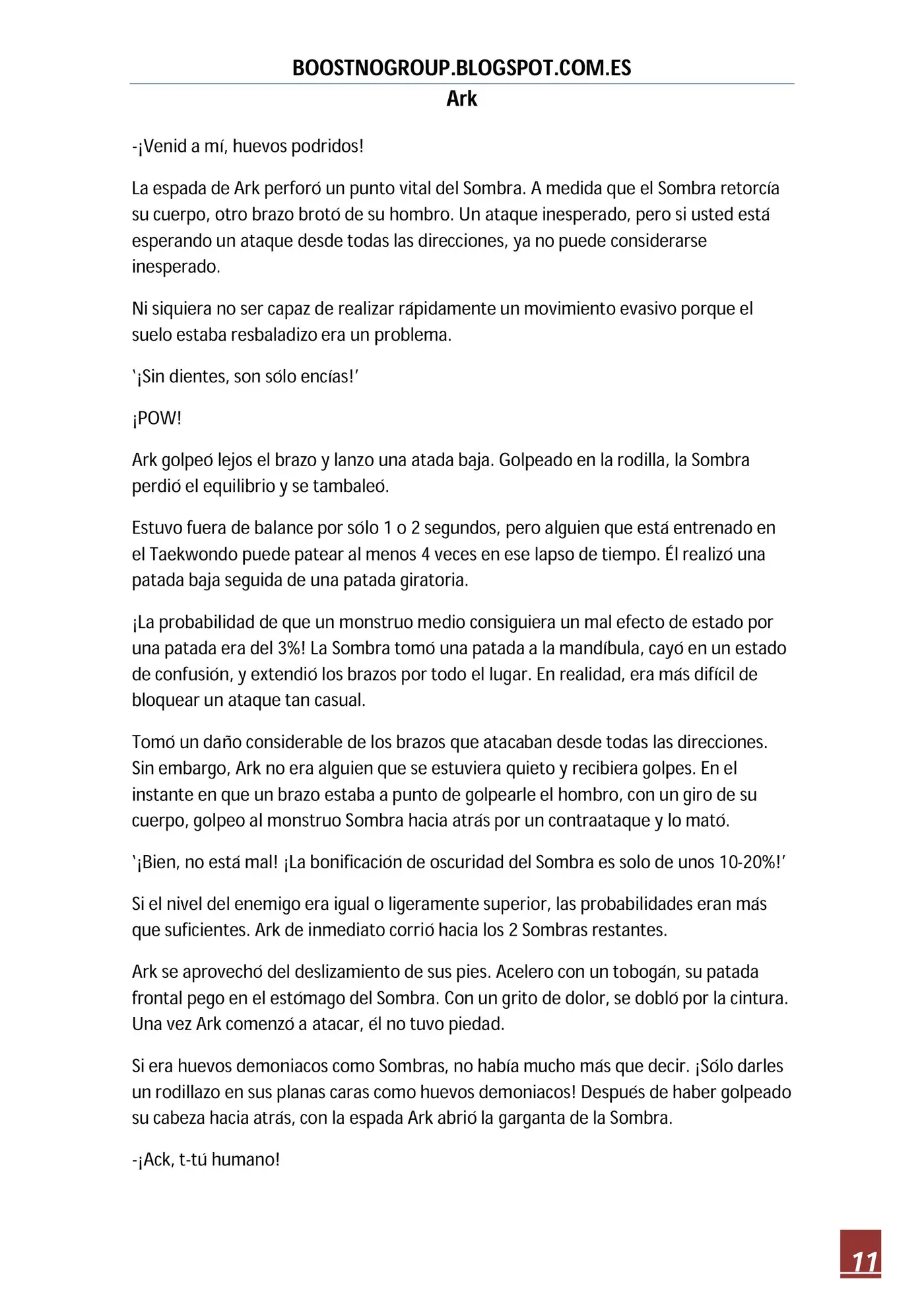 Ark (novela) (2016) - Capítulo 20 - Página 11 - LectorTMOo