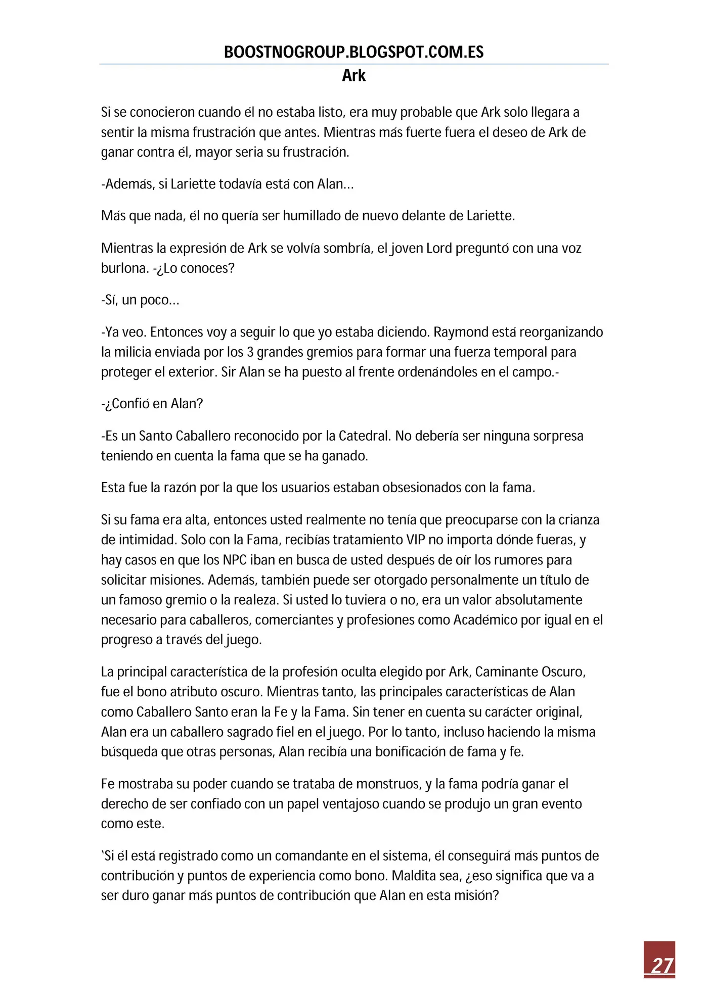 Ark (novela) (2016) - Capítulo 20 - Página 27 - LectorTMOo