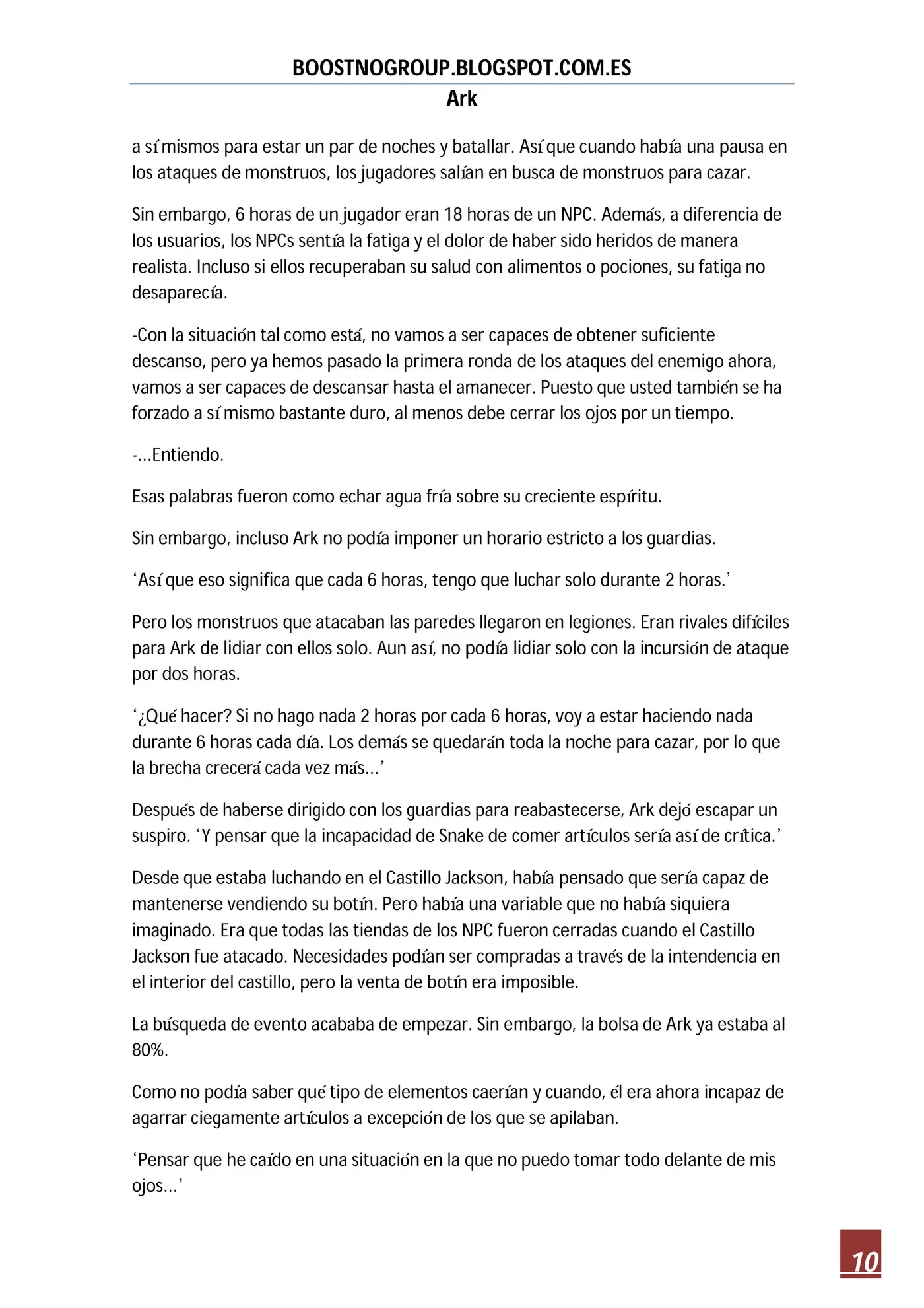 Ark (novela) (2016) - Capítulo 21 - Página 10 - LectorTMOo