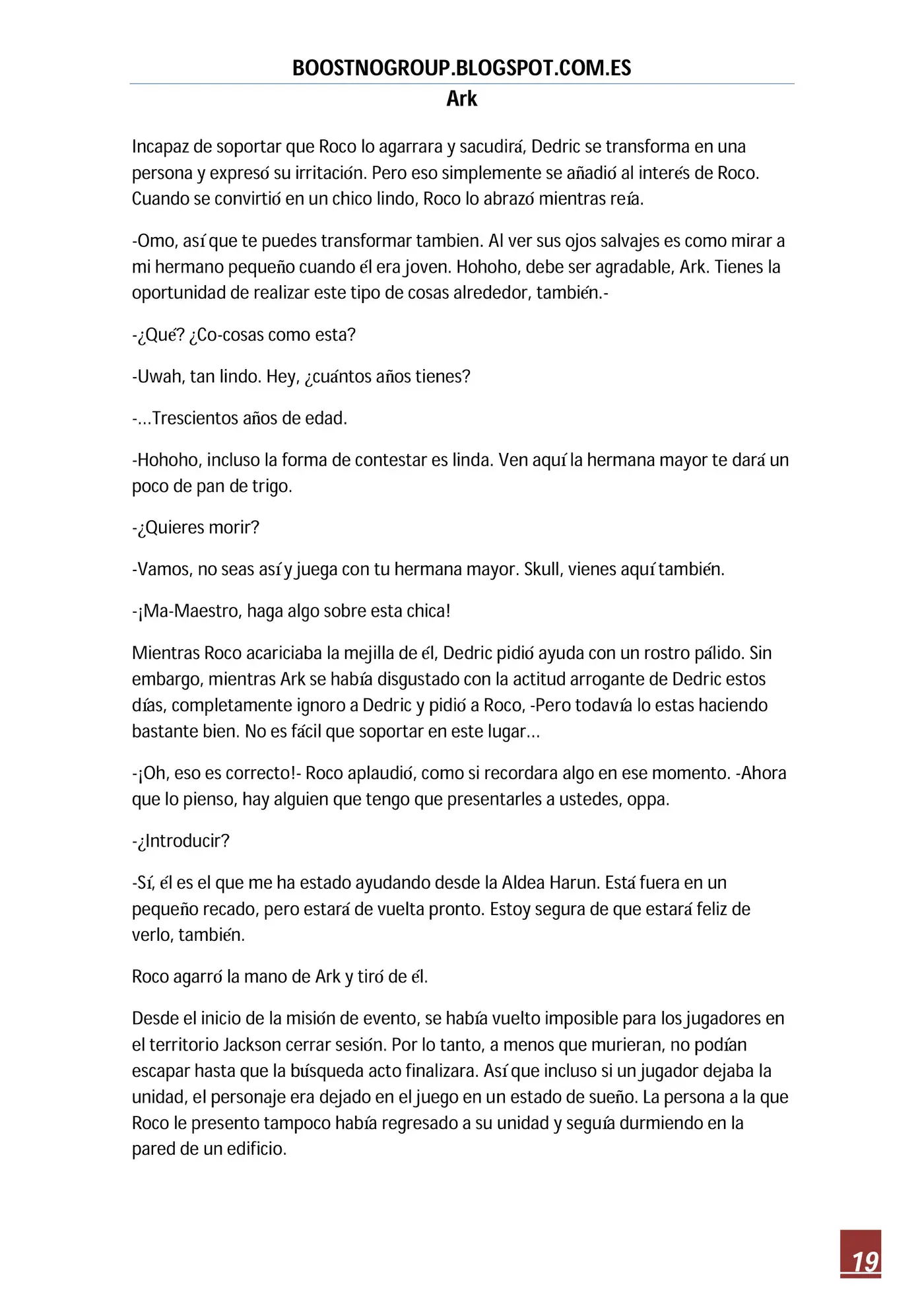 Ark (novela) (2016) - Capítulo 21 - Página 19 - LectorTMOo
