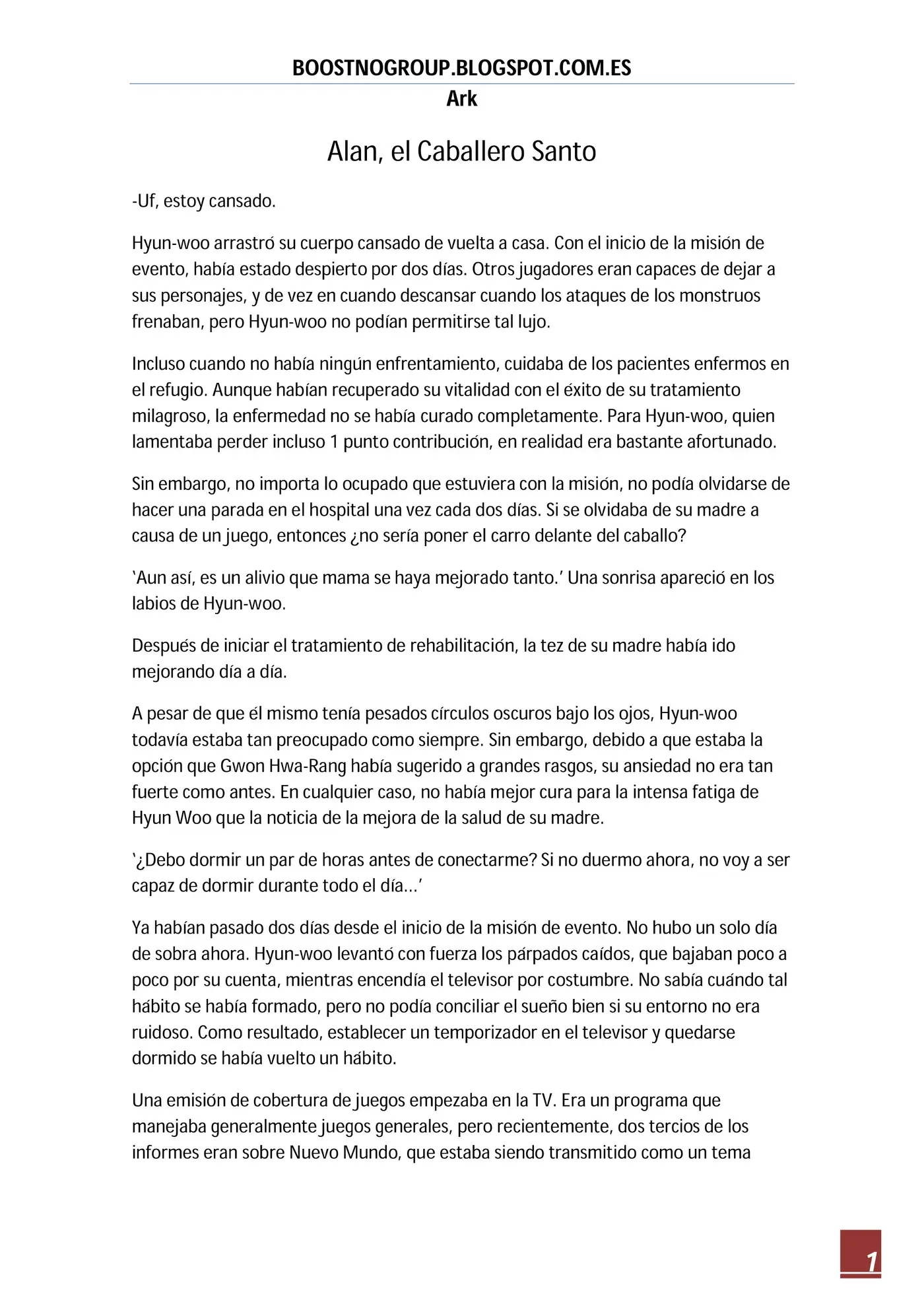 Ark (novela) (2016) - Capítulo 22 - Página 1 - LectorTMOo