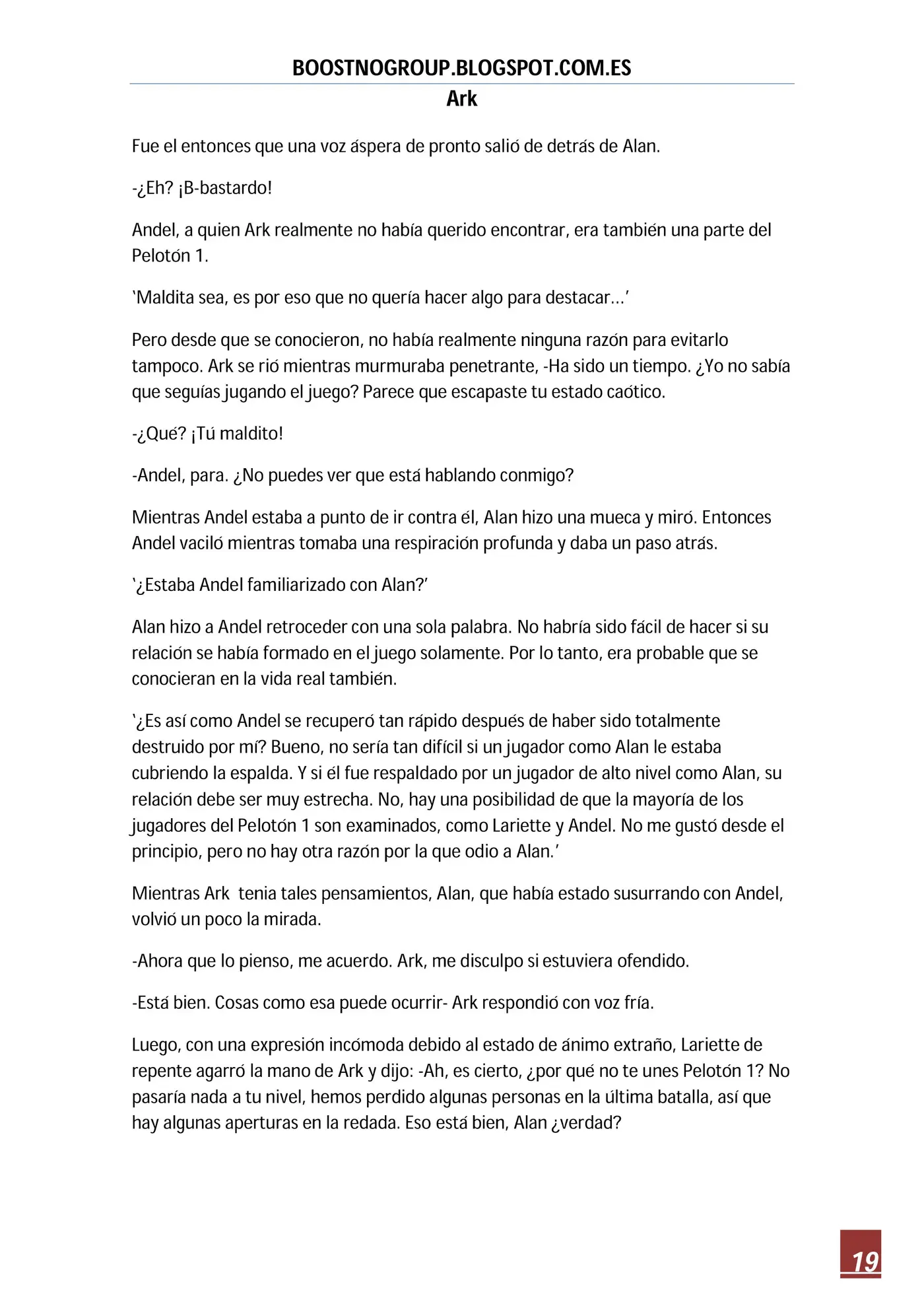Ark (novela) (2016) - Capítulo 22 - Página 19 - LectorTMOo