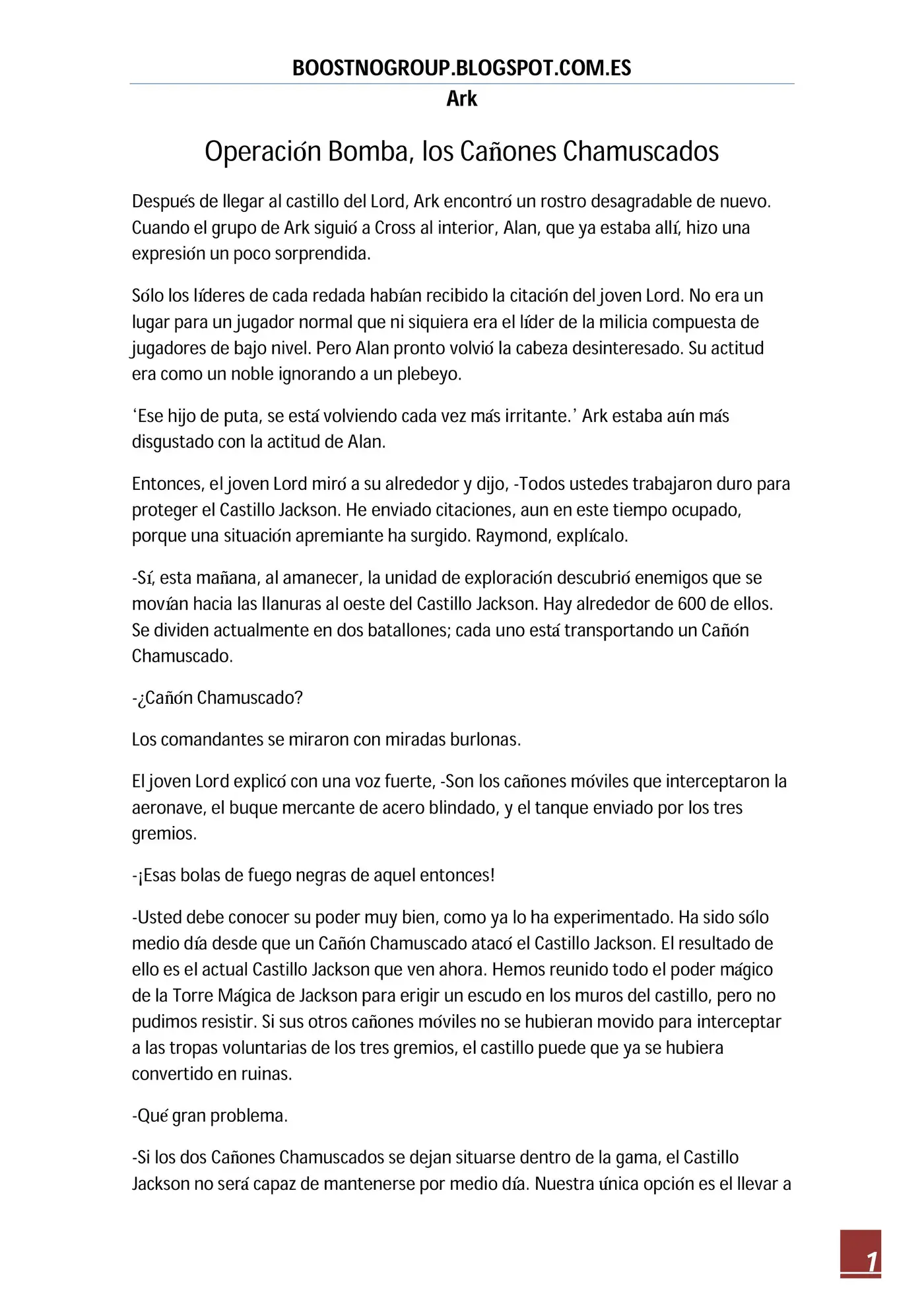Ark (novela) (2016) - Capítulo 23 - Página 1 - LectorTMOo