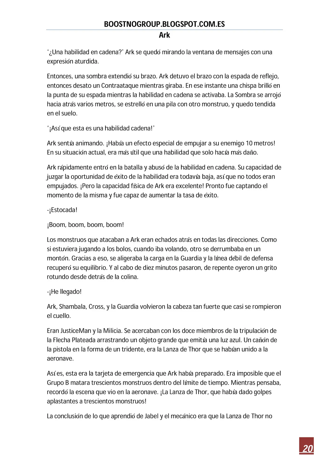 Ark (novela) (2016) - Capítulo 23 - Página 20 - LectorTMOo