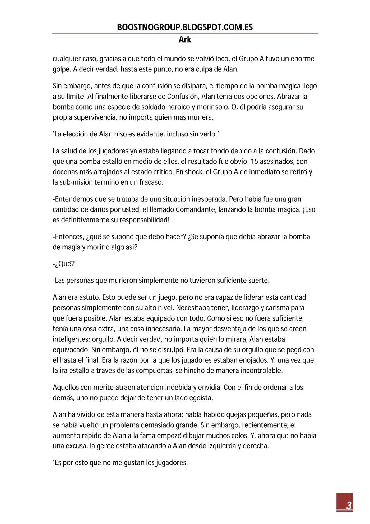 Ark (novela) (2016) - Capítulo 24 - Página 3 - LectorTMOo