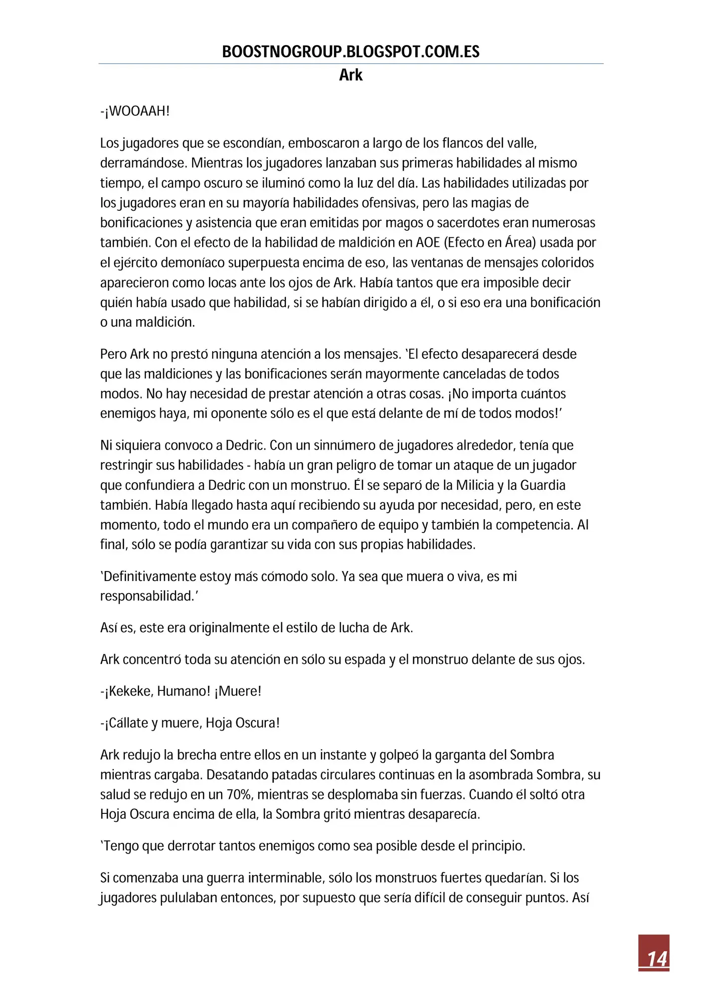 Ark (novela) (2016) - Capítulo 24 - Página 14 - LectorTMOo