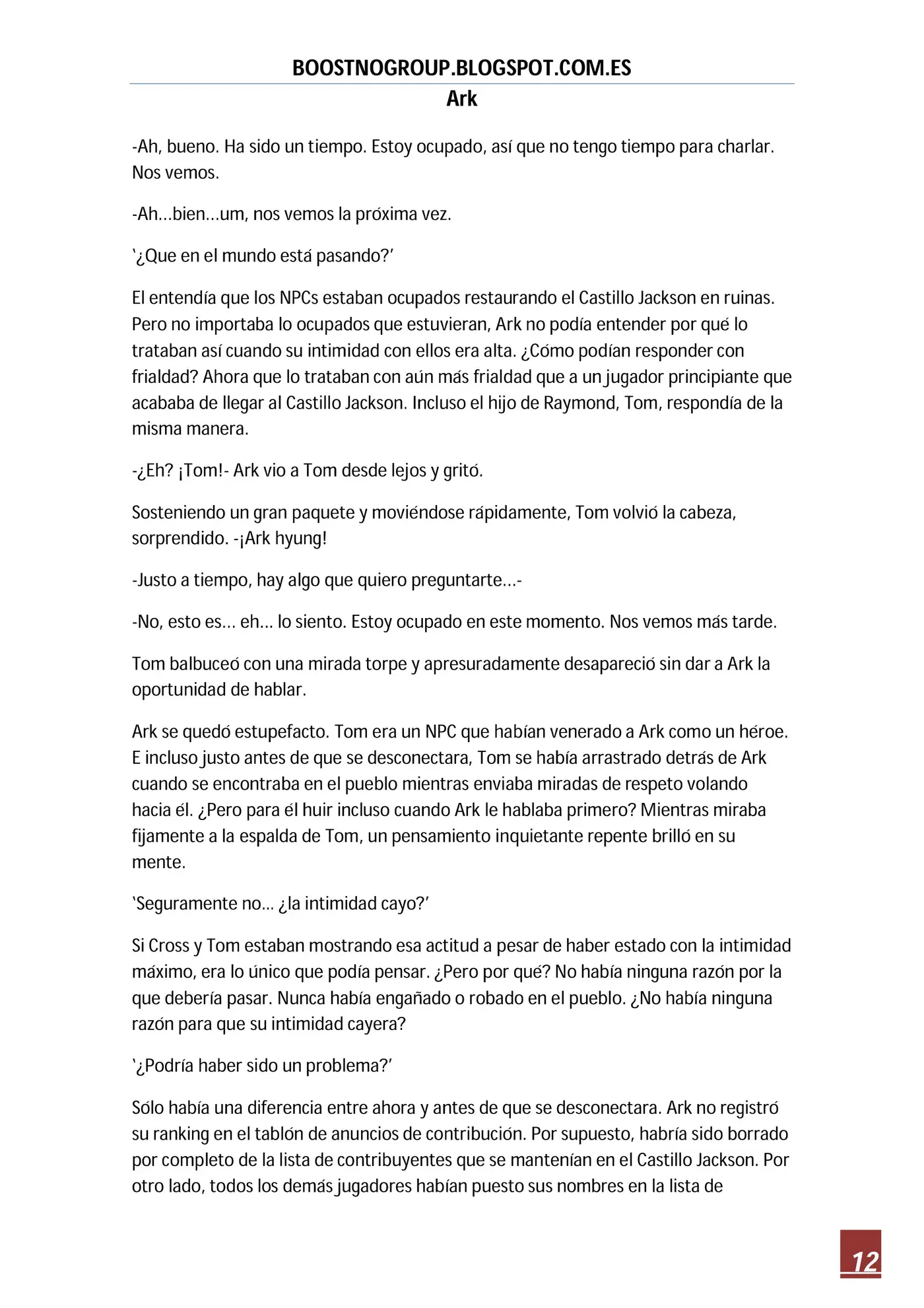 Ark (novela) (2016) - Capítulo 26 - Página 12 - LectorTMOo