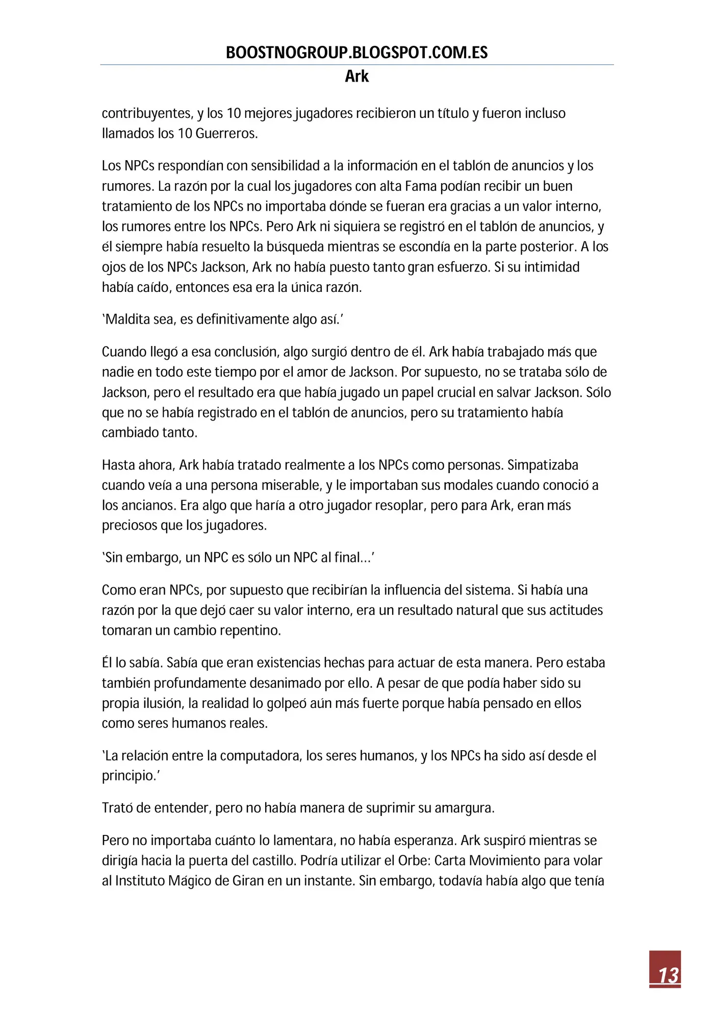 Ark (novela) (2016) - Capítulo 26 - Página 13 - LectorTMOo