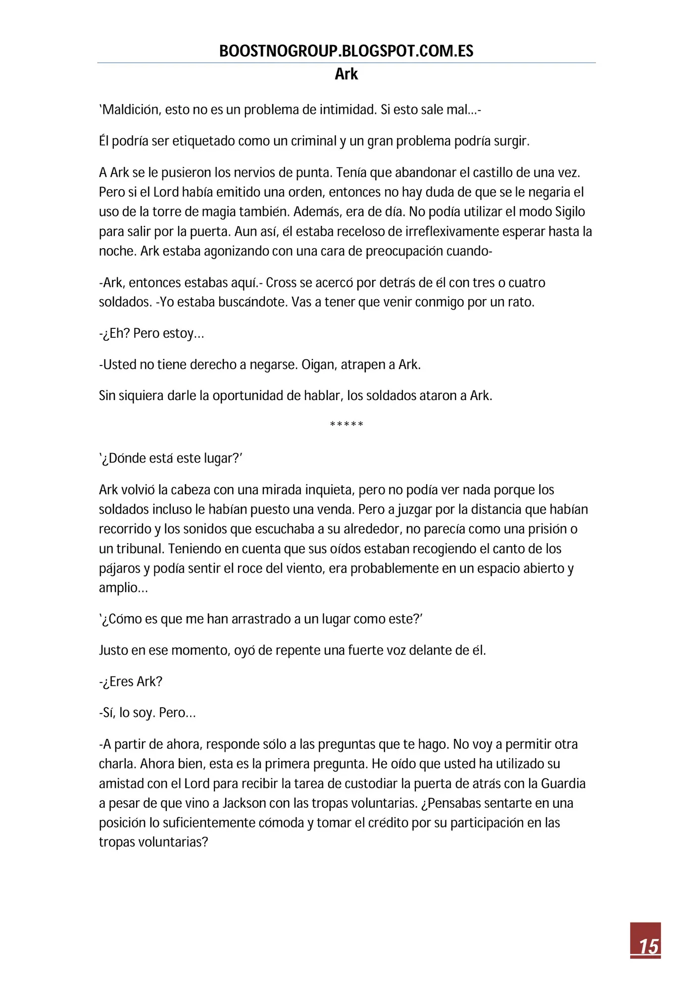 Ark (novela) (2016) - Capítulo 26 - Página 15 - LectorTMOo
