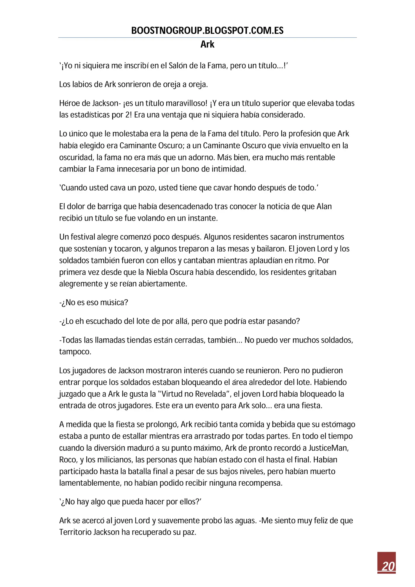Ark (novela) (2016) - Capítulo 26 - Página 20 - LectorTMOo