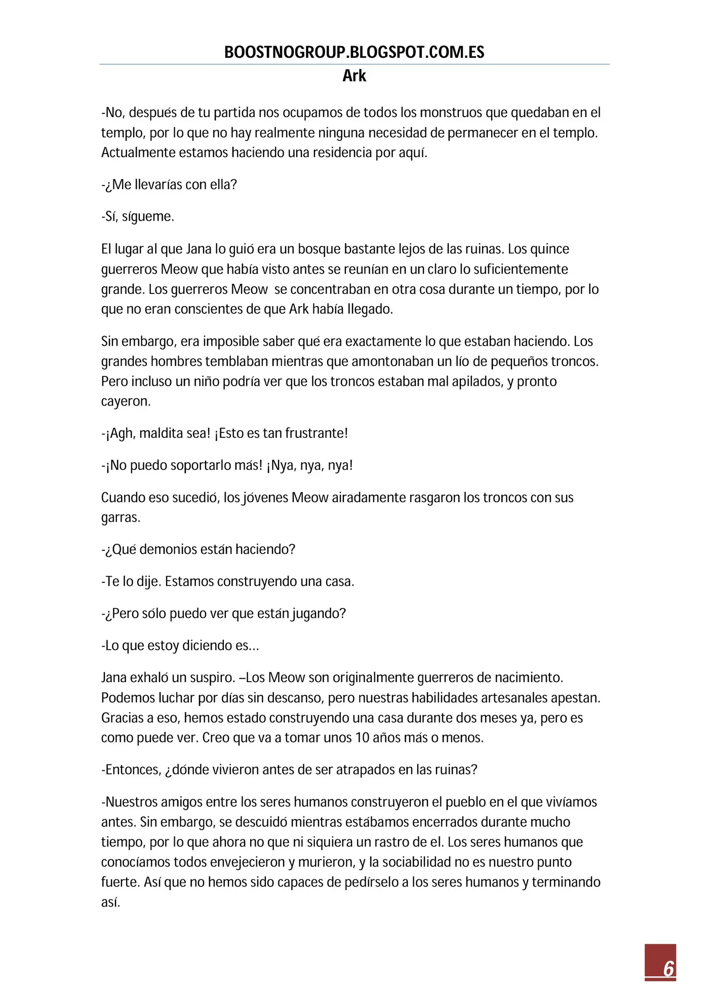 Ark (novela) (2016) - Capítulo 27 - Página 6 - LectorTMOo