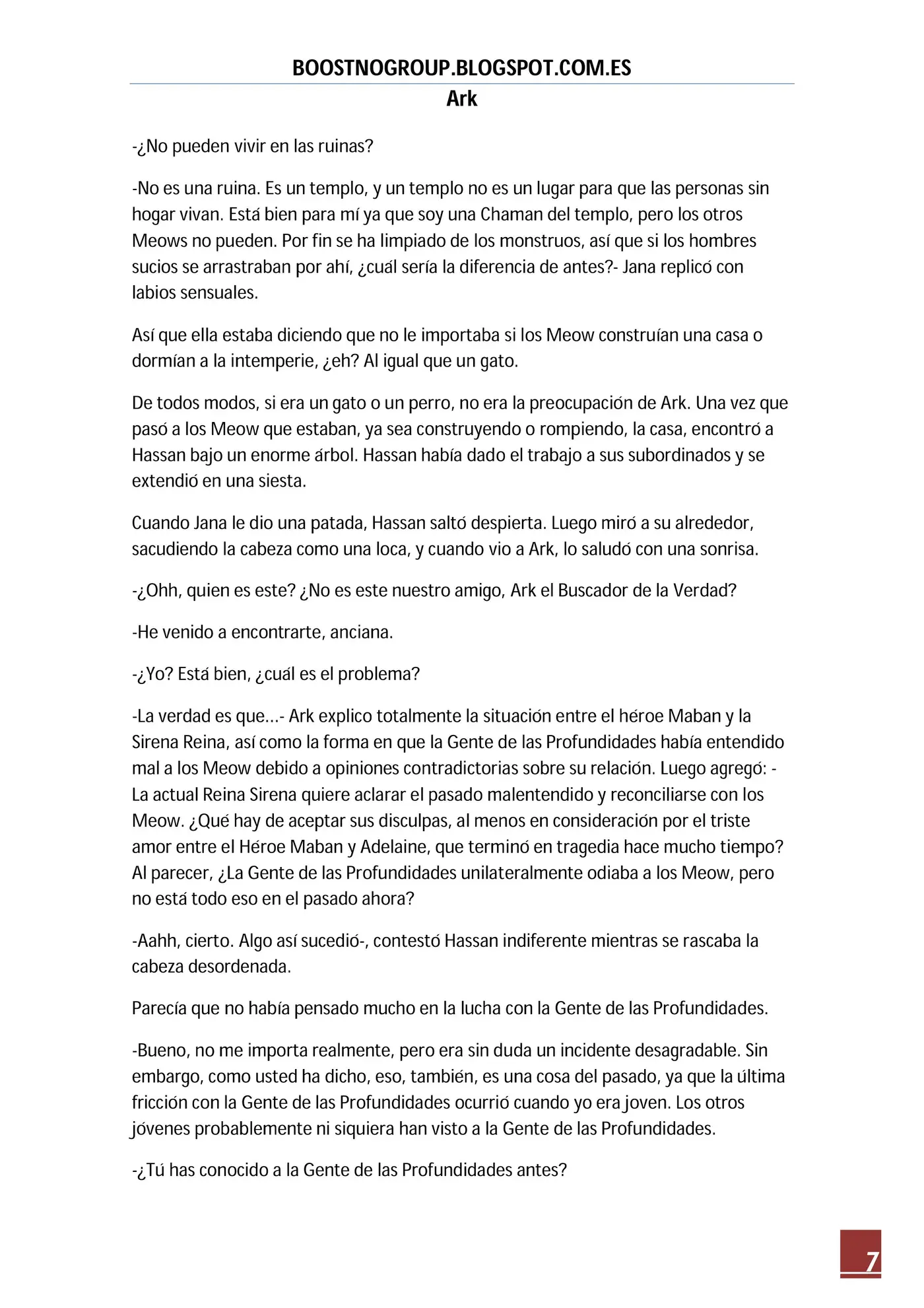 Ark (novela) (2016) - Capítulo 27 - Página 7 - LectorTMOo
