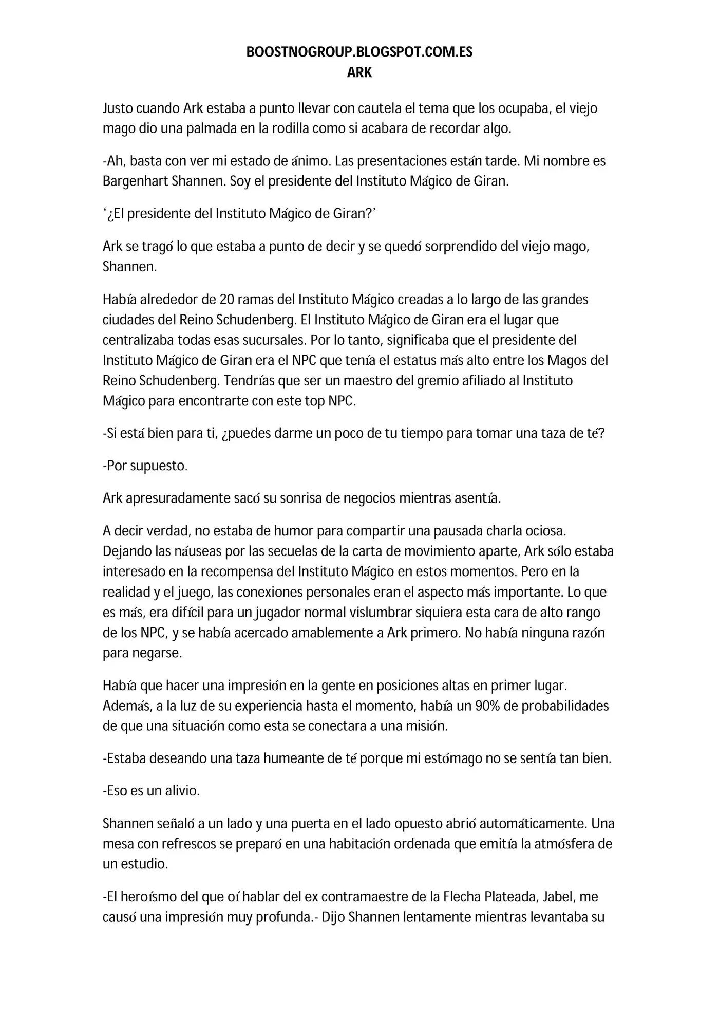 Ark (novela) (2016) - Capítulo 28 - Página 4 - LectorTMOo