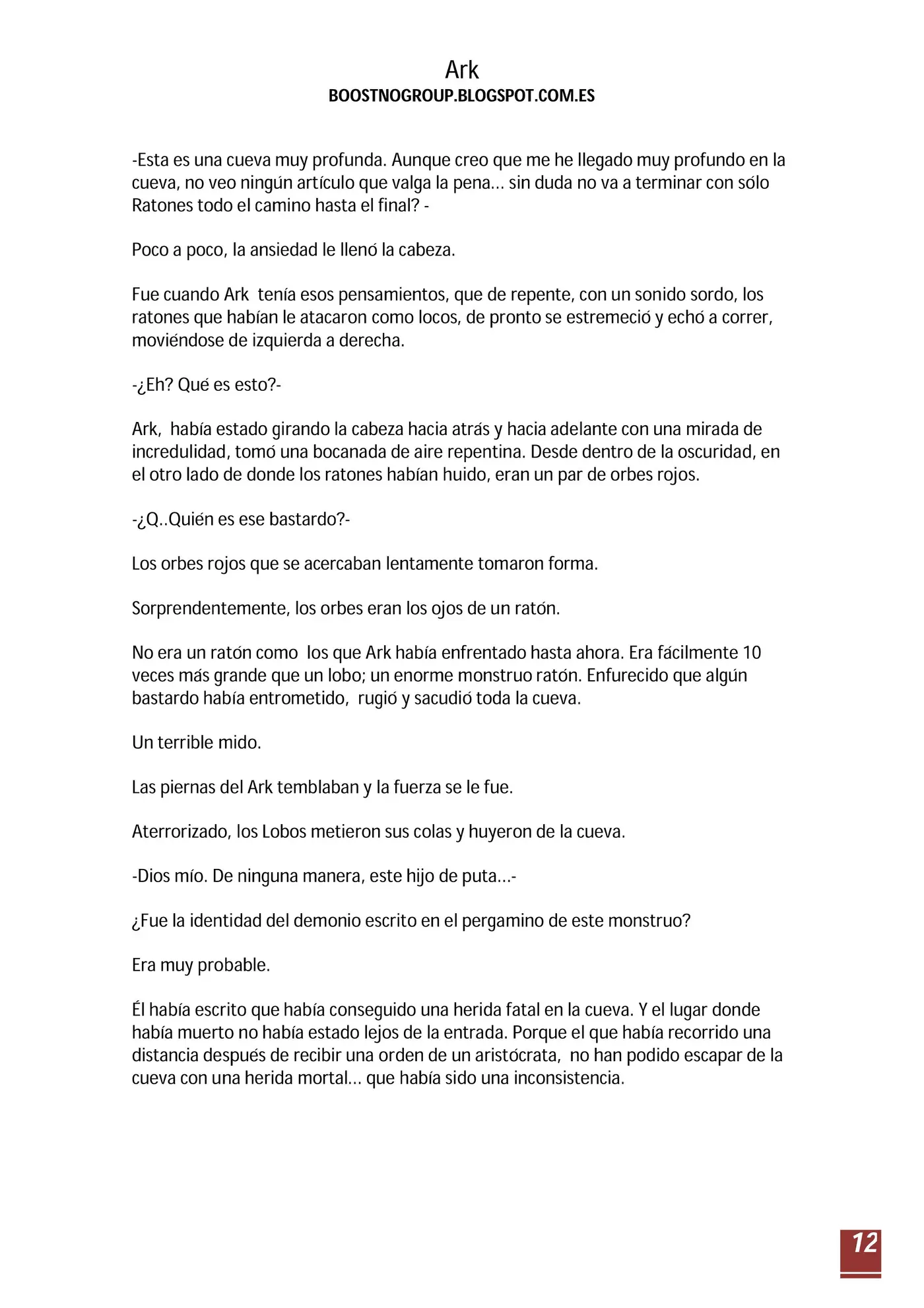 Ark (novela) (2016) - Capítulo 3 - Página 12 - LectorTMOo