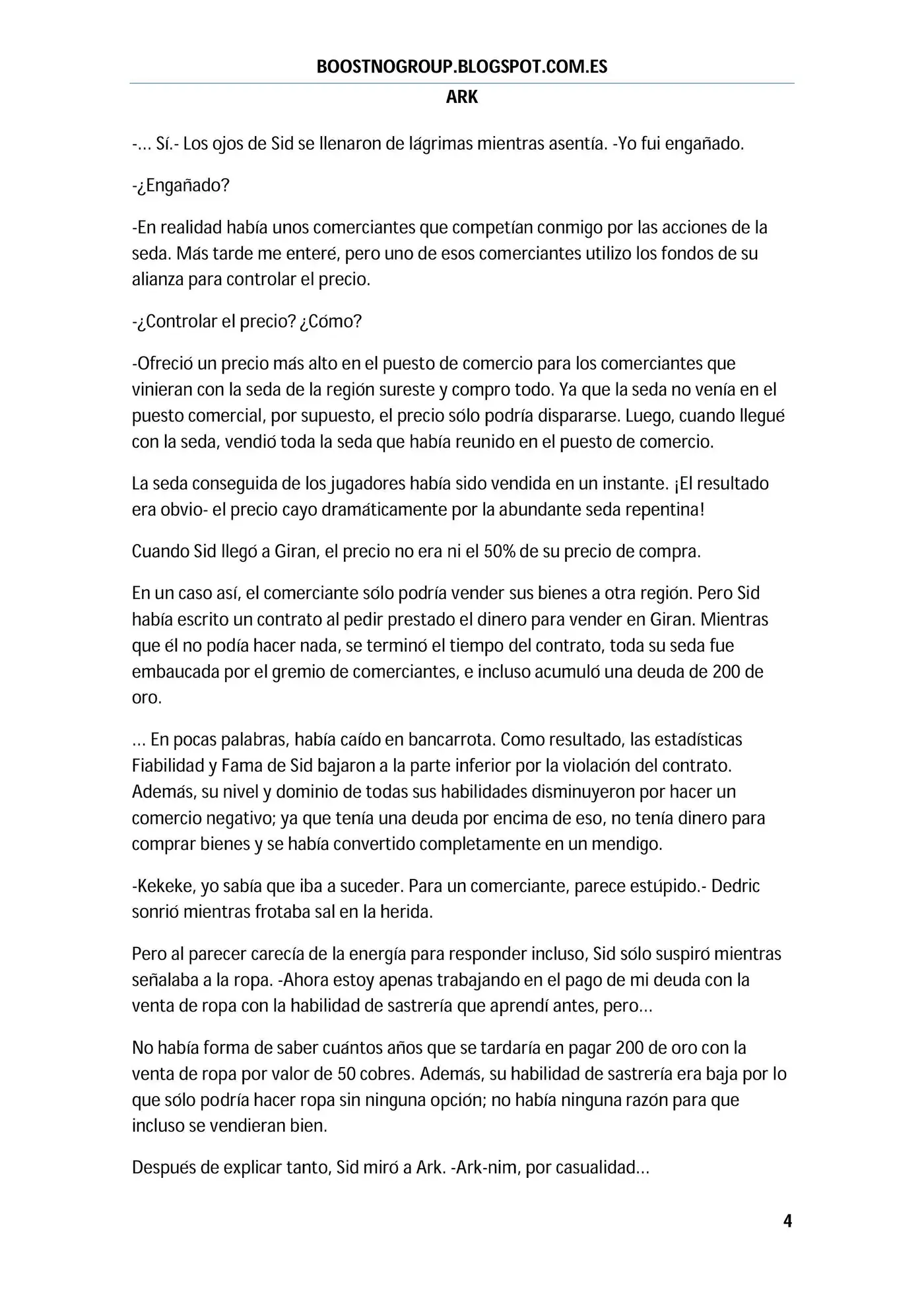 Ark (novela) (2016) - Capítulo 30 - Página 5 - LectorTMOo