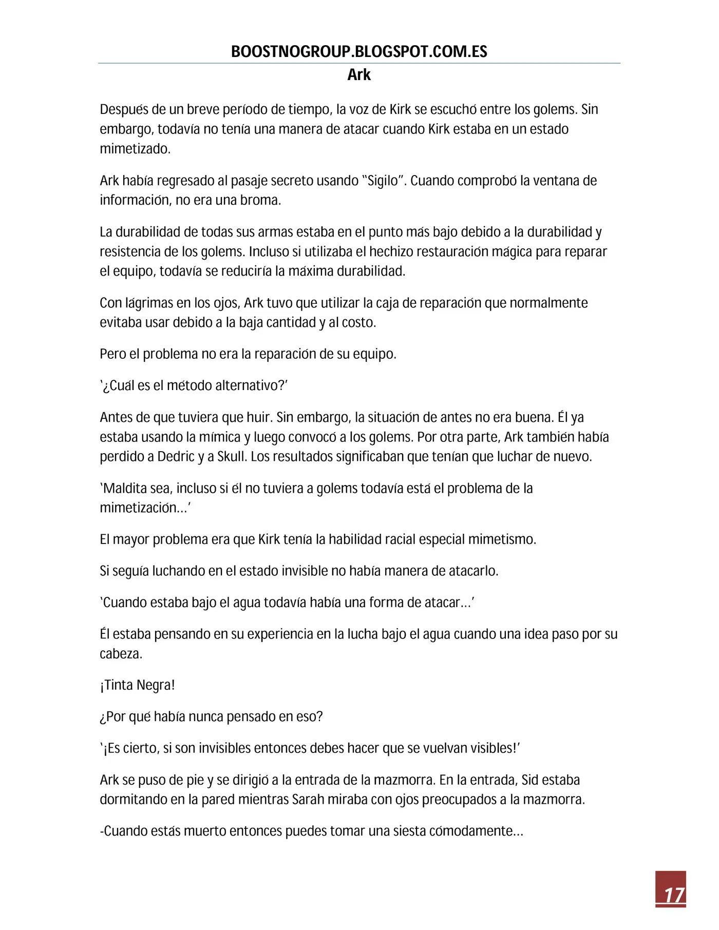 Ark (novela) (2016) - Capítulo 32 - Página 18 - LectorTMOo