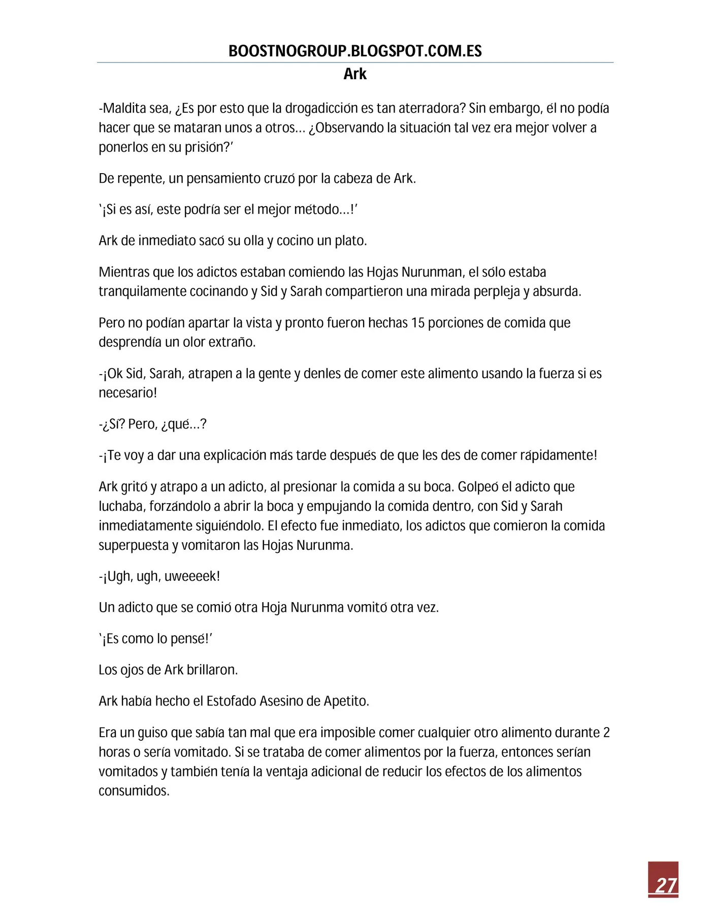 Ark (novela) (2016) - Capítulo 32 - Página 28 - LectorTMOo