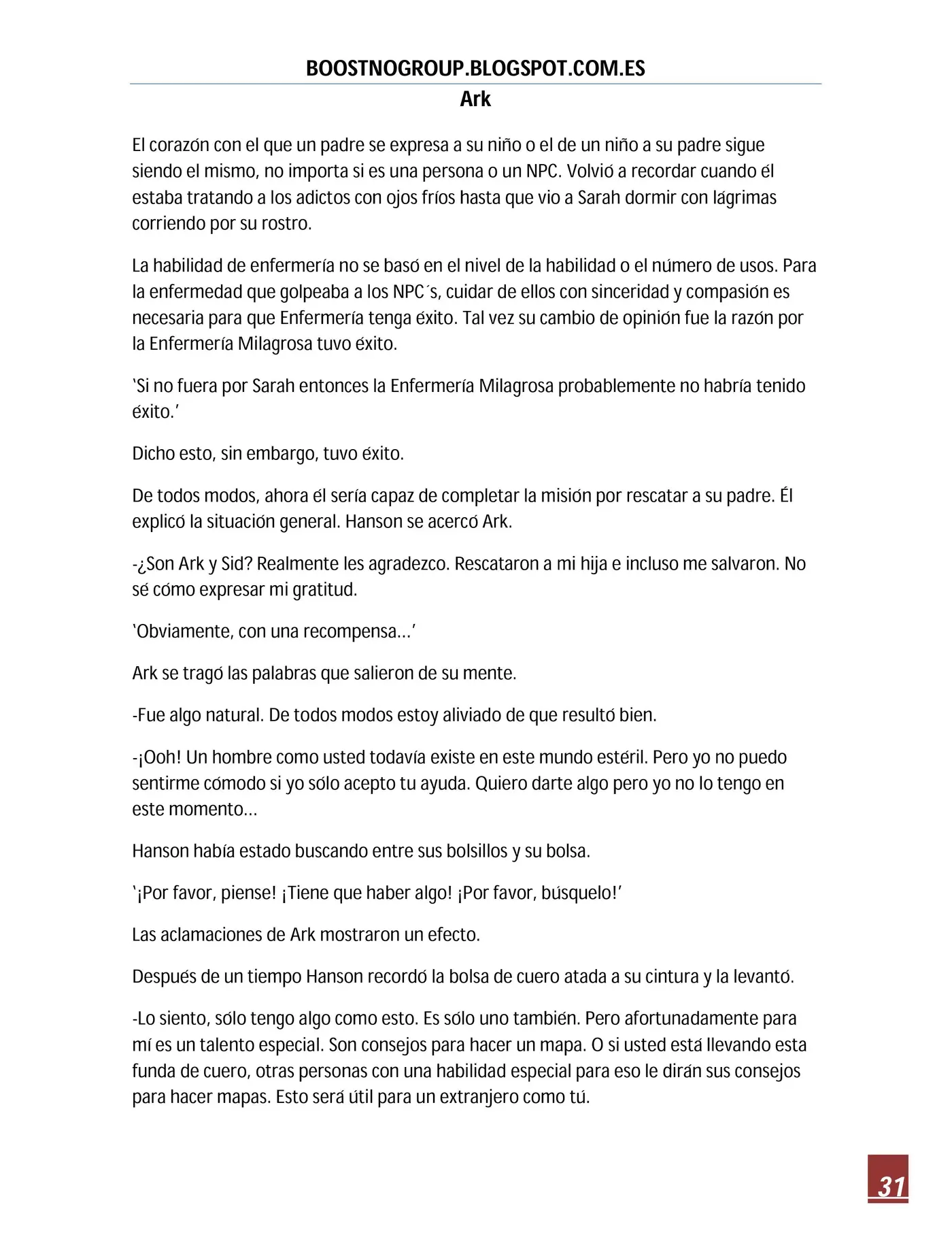 Ark (novela) (2016) - Capítulo 32 - Página 32 - LectorTMOo