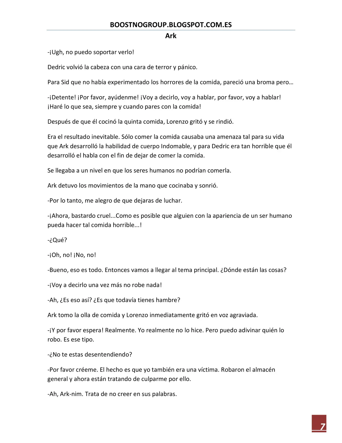 Ark (novela) (2016) - Capítulo 33 - Página 8 - LectorTMOo