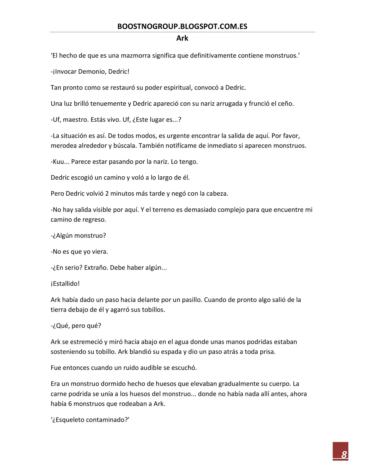 Ark (novela) (2016) - Capítulo 35 - Página 9 - LectorTMOo