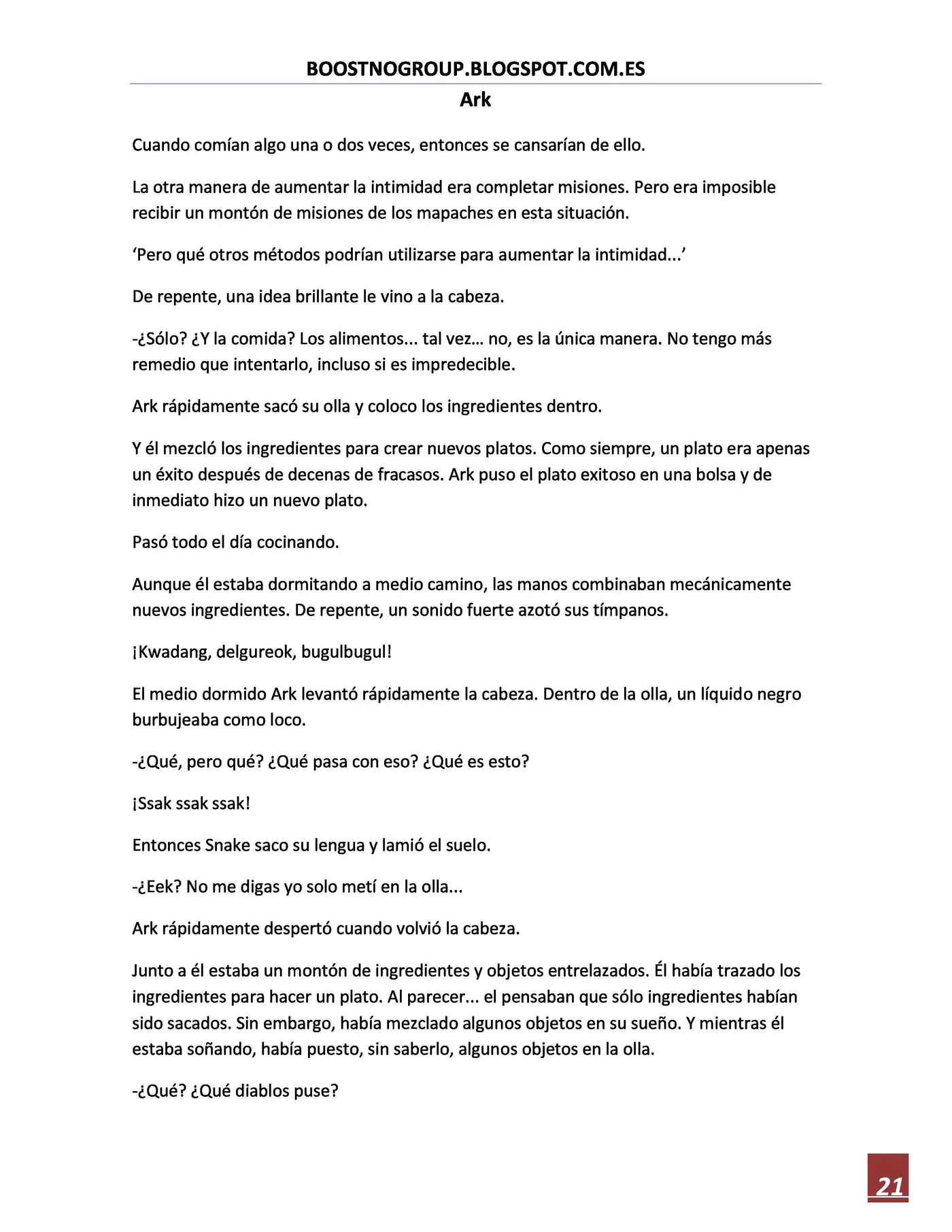 Ark (novela) (2016) - Capítulo 38 - Página 22 - LectorTMOo