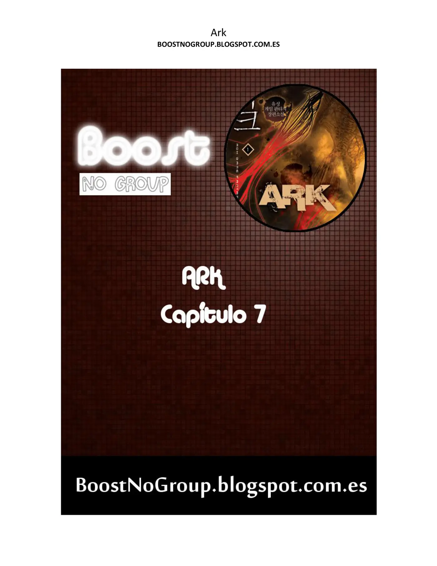 Ark (novela) (2016) - Capítulo 7 - Página 1 - LectorTMOo