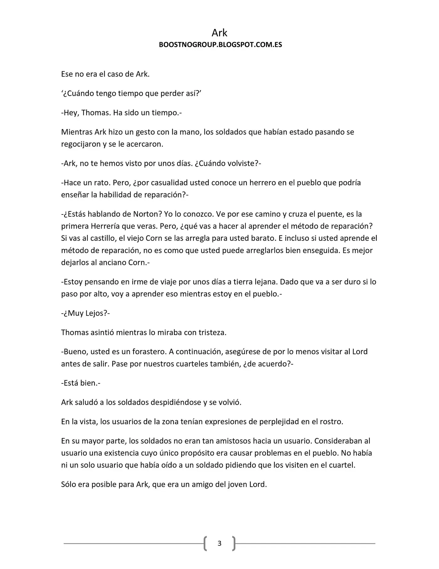 Ark (novela) (2016) - Capítulo 8 - Página 3 - LectorTMOo