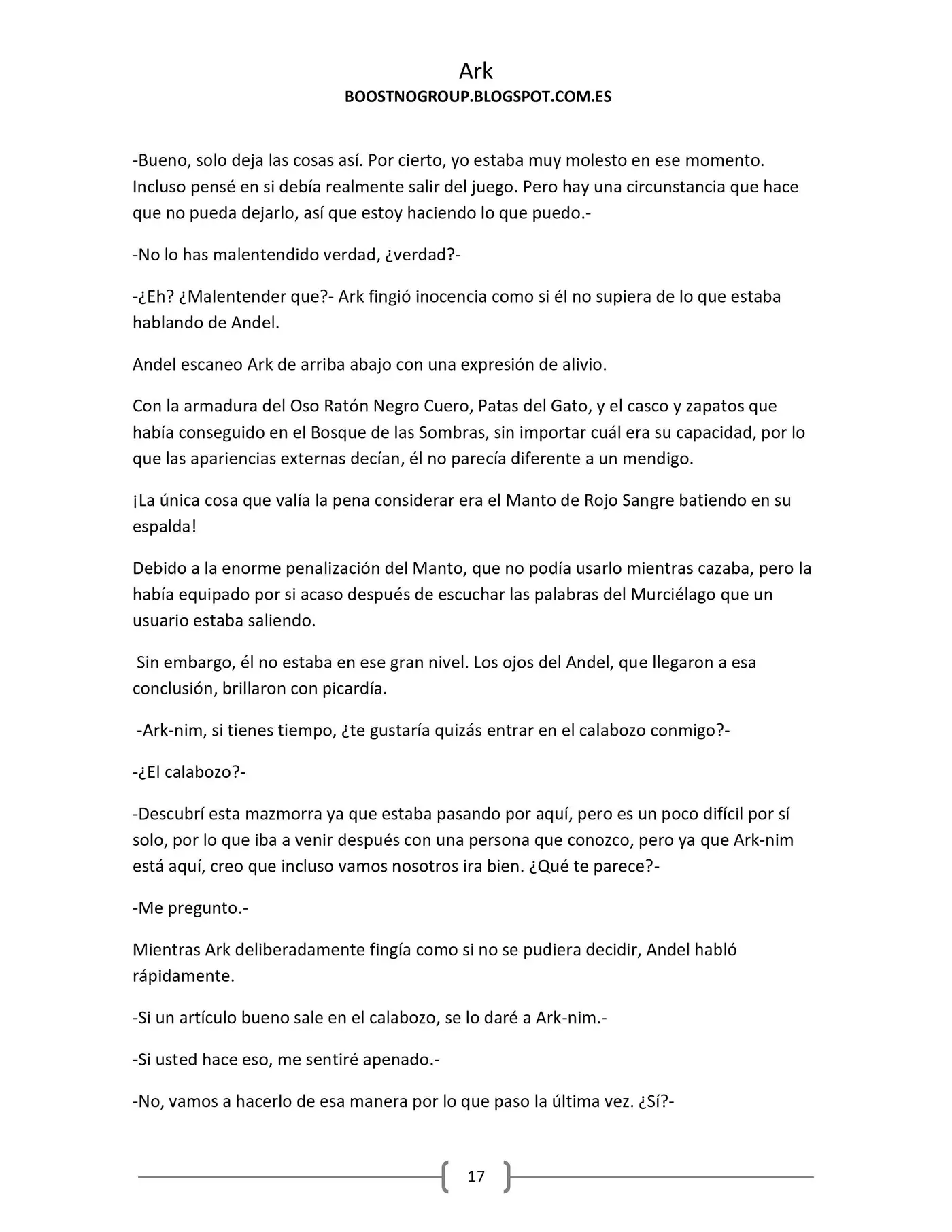 Ark (novela) (2016) - Capítulo 8 - Página 17 - LectorTMOo