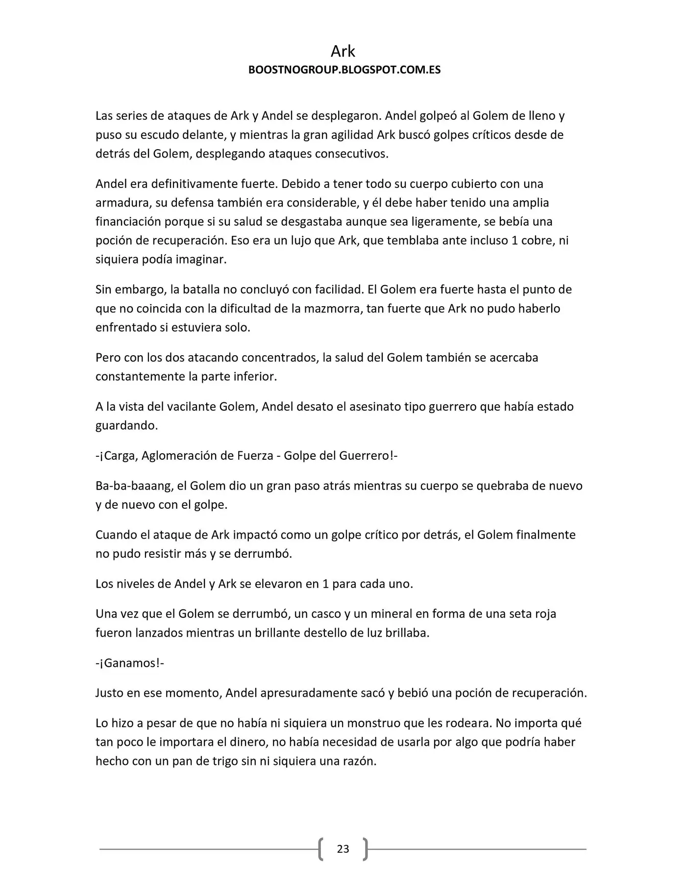 Ark (novela) (2016) - Capítulo 8 - Página 23 - LectorTMOo