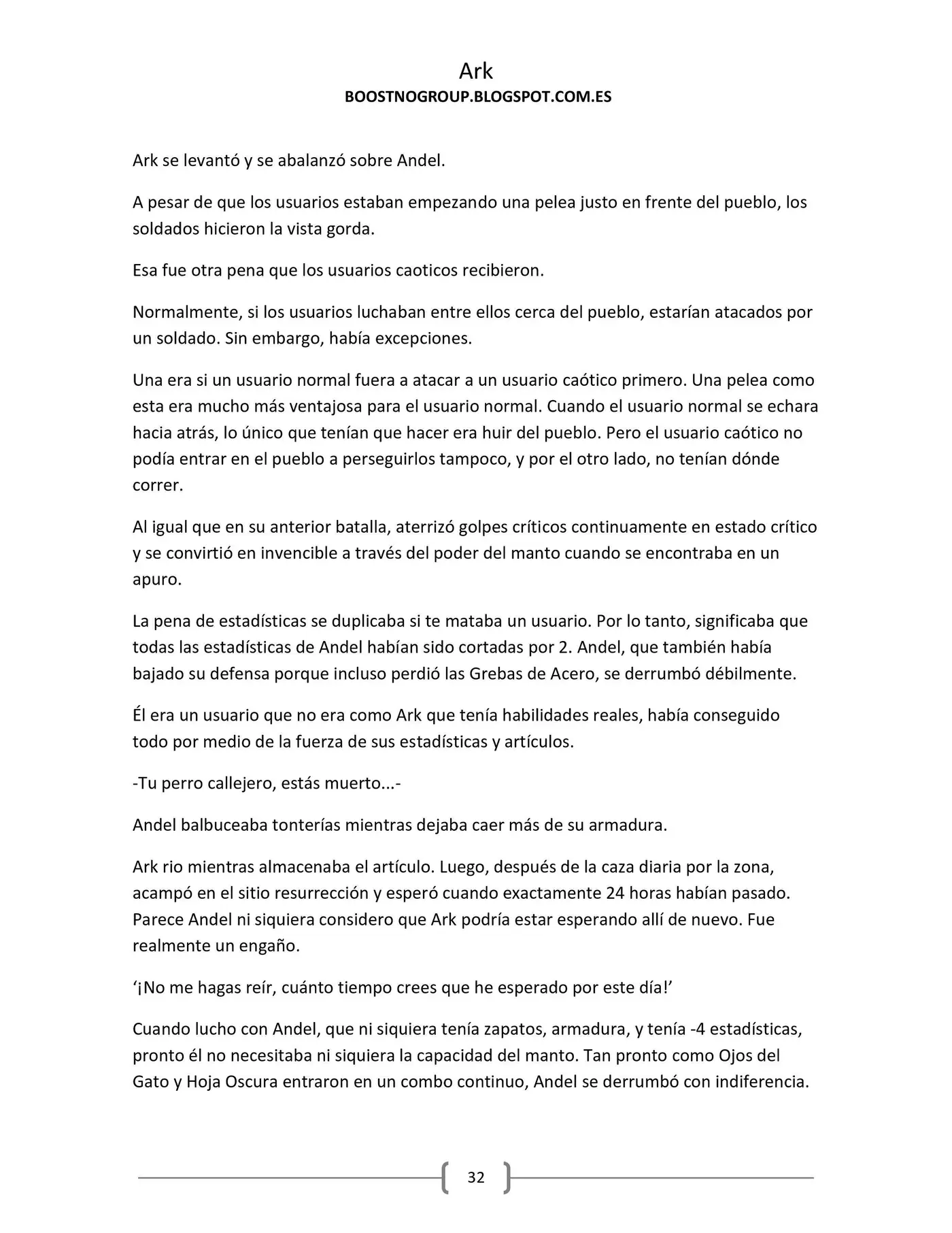 Ark (novela) (2016) - Capítulo 8 - Página 32 - LectorTMOo