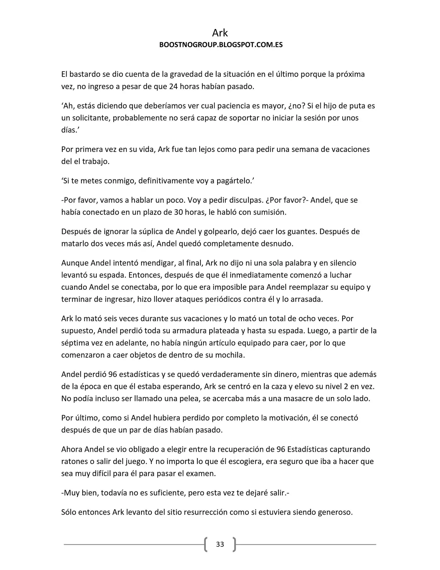 Ark (novela) (2016) - Capítulo 8 - Página 33 - LectorTMOo